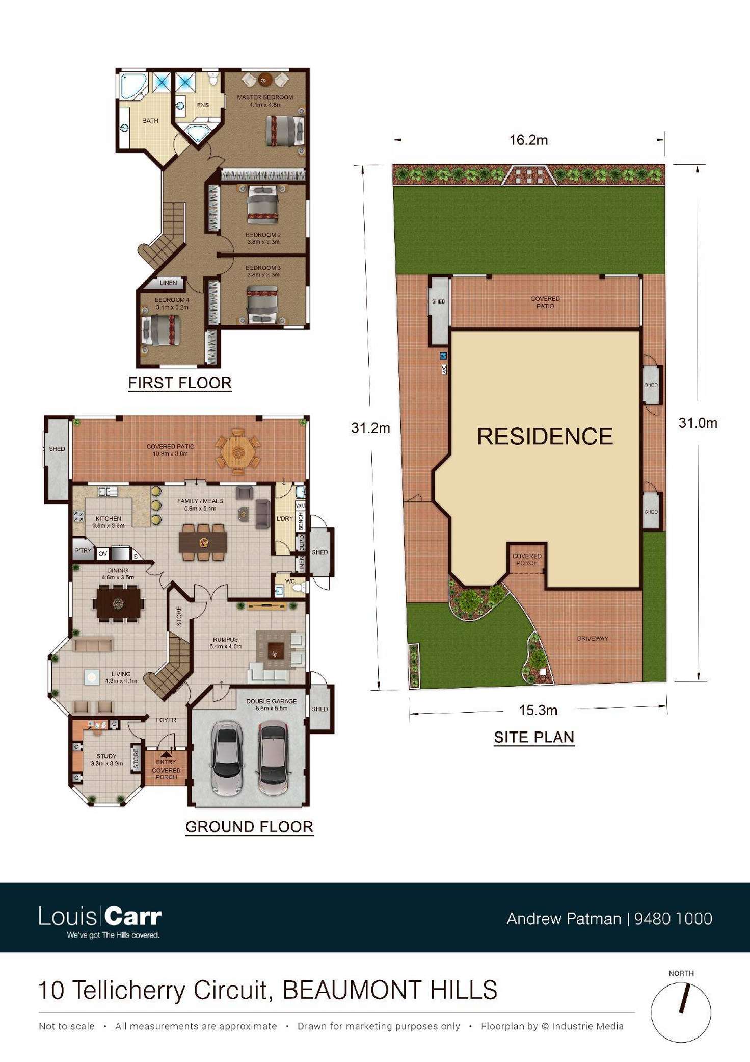 Floorplan of Homely house listing, 10 Tellicherry Circuit, Beaumont Hills NSW 2155