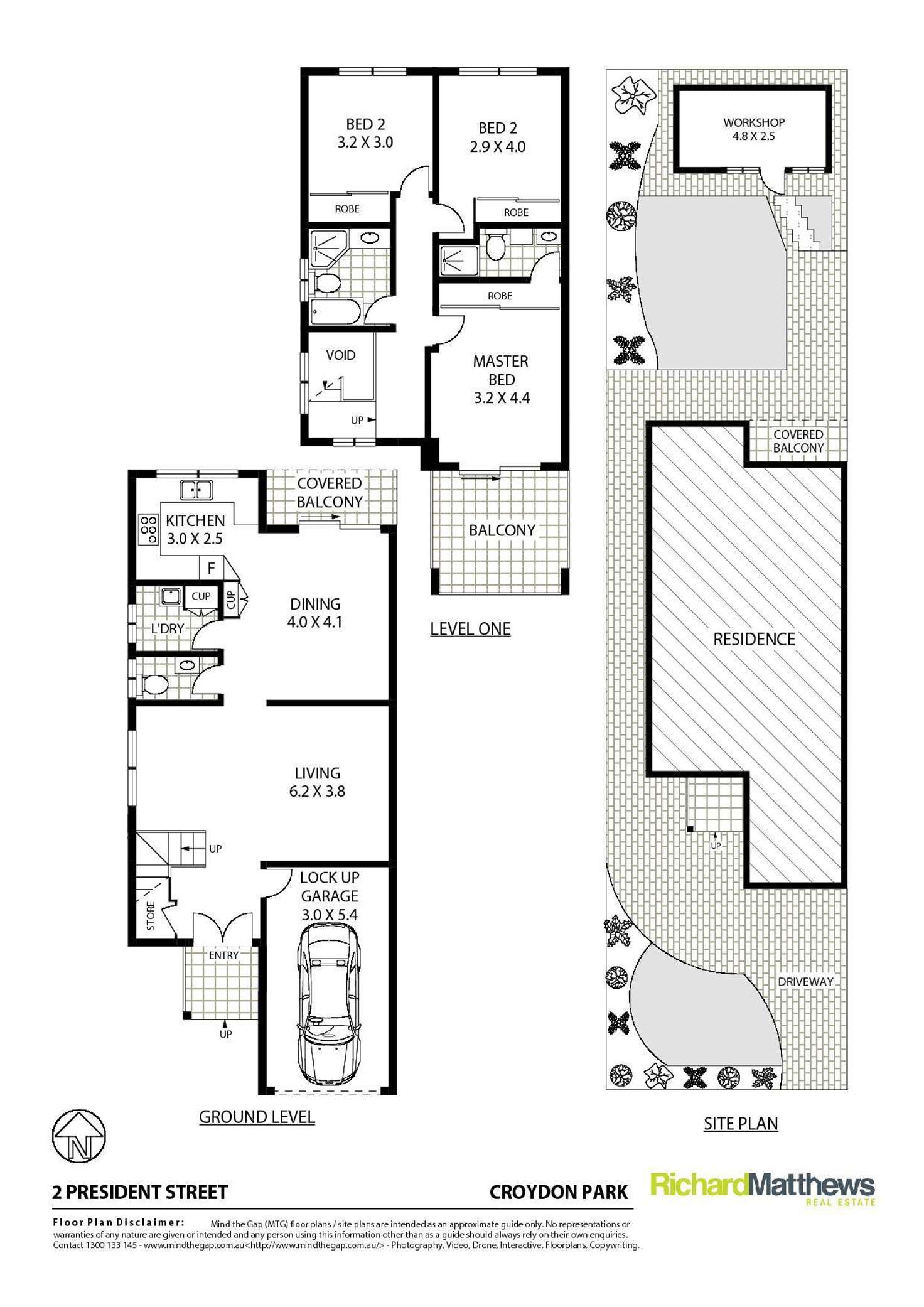 Floorplan of Homely house listing, 2 President Street, Croydon Park NSW 2133