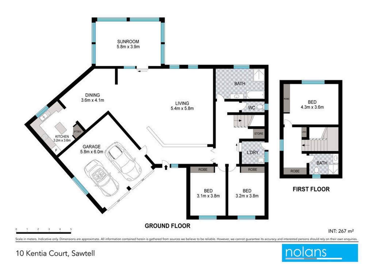 Floorplan of Homely house listing, 10 Kentia Court, Sawtell NSW 2452