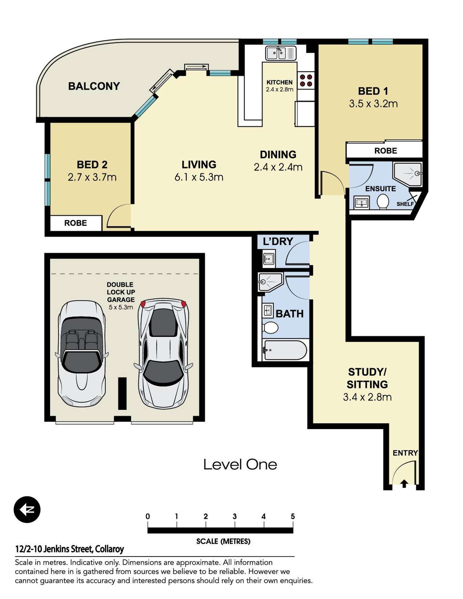 Floorplan of Homely apartment listing, 12/2-10 Jenkins Street, Collaroy NSW 2097