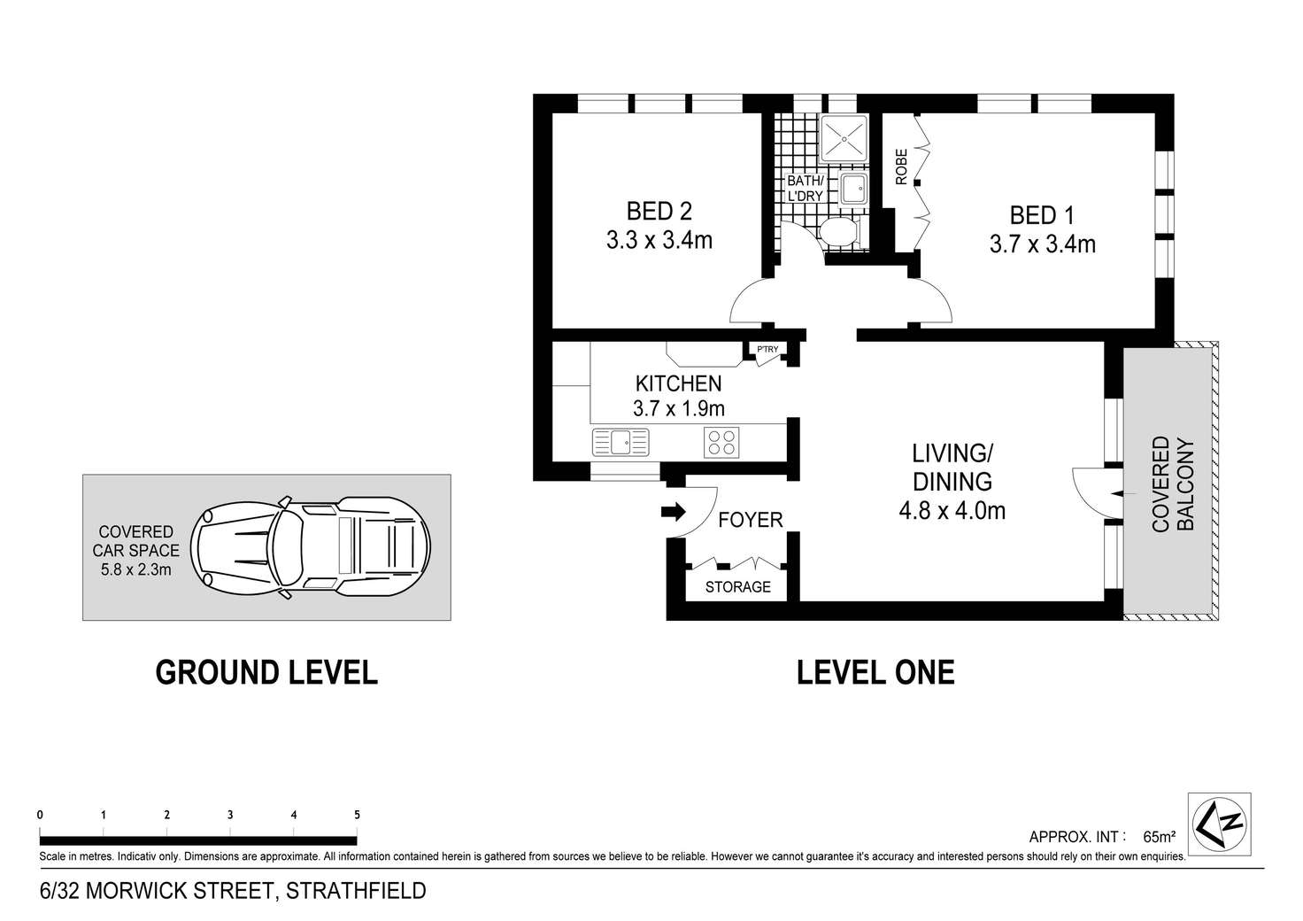 Floorplan of Homely apartment listing, 6/32 Morwick Street, Strathfield NSW 2135