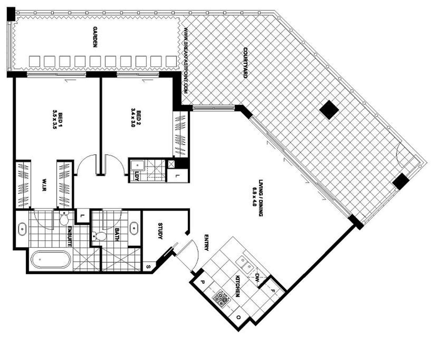 Floorplan of Homely apartment listing, 112/3 Palm Avenue, Breakfast Point NSW 2137