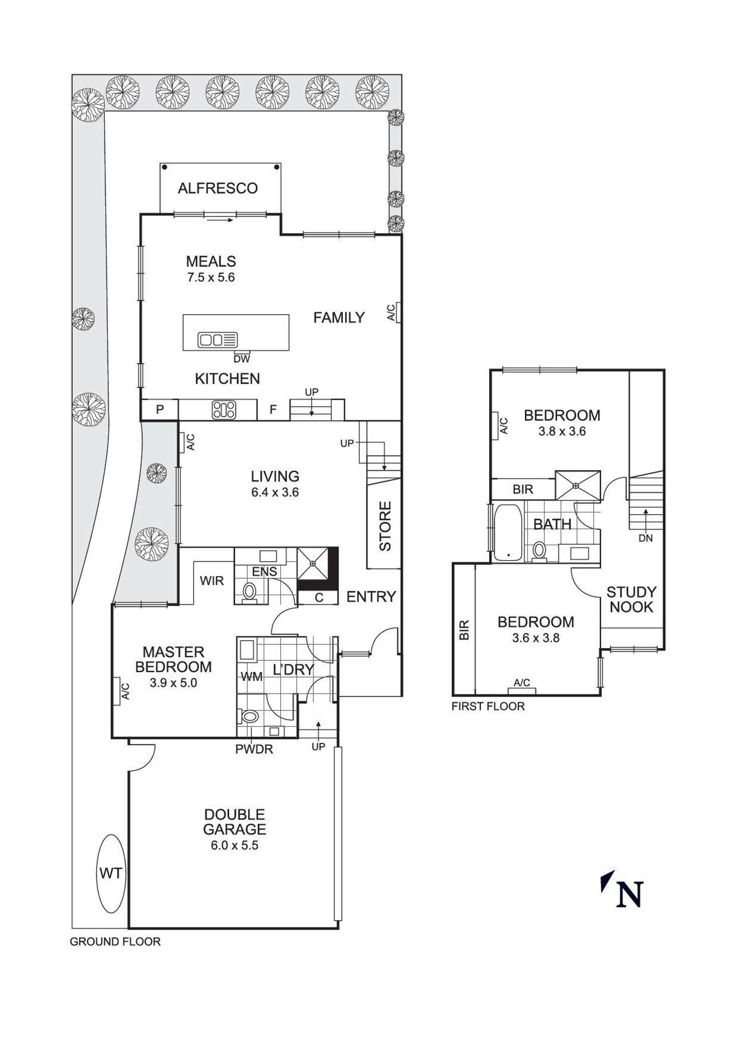 Floorplan of Homely unit listing, 2/105 James Street, Templestowe VIC 3106