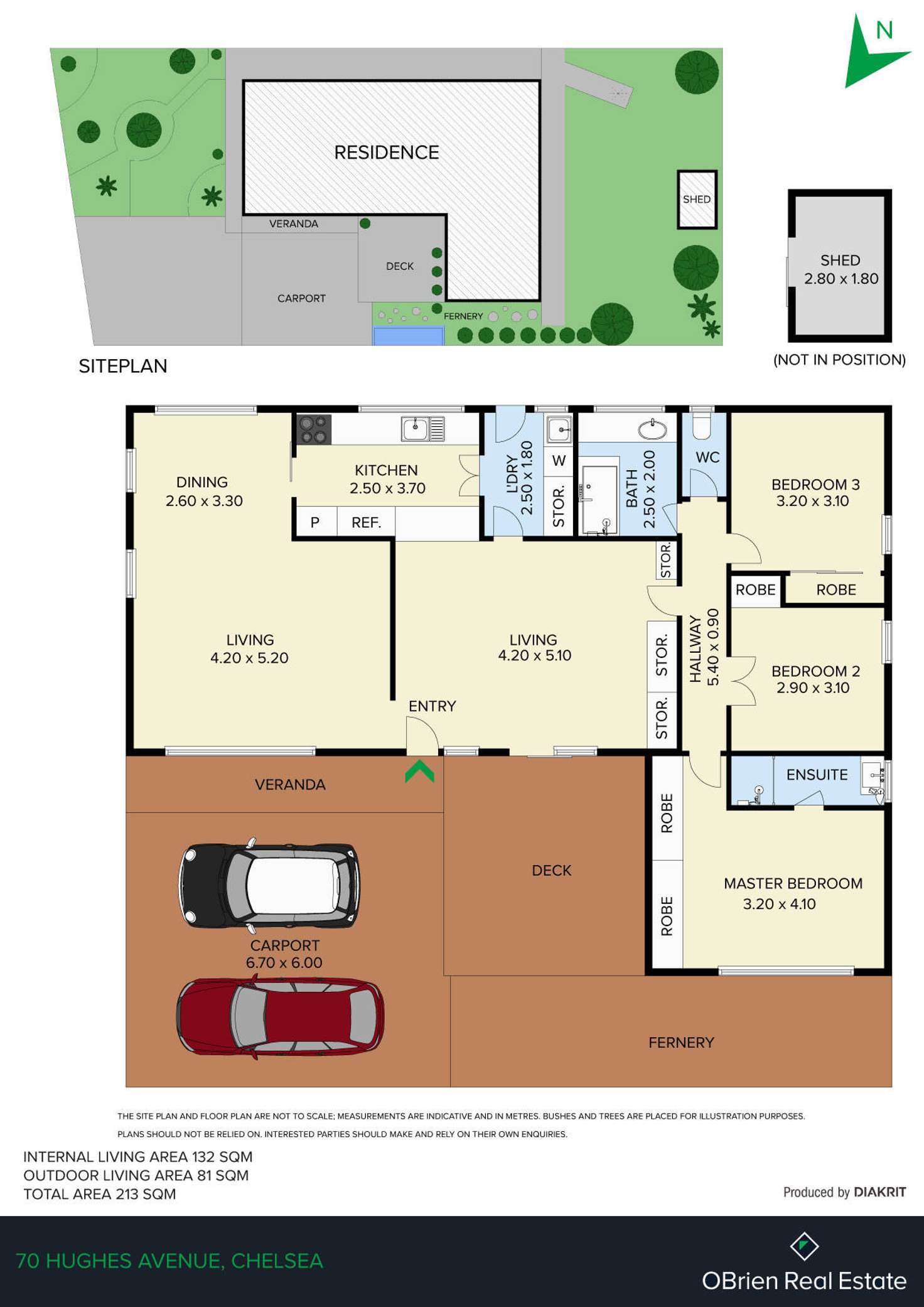 Floorplan of Homely house listing, 70 Hughes Avenue, Chelsea VIC 3196