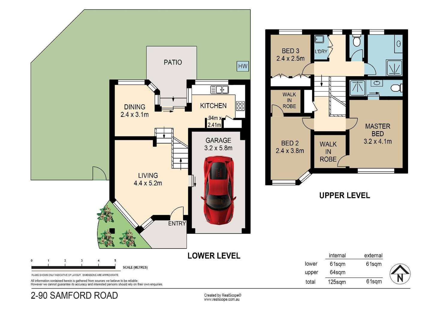 Floorplan of Homely townhouse listing, 2/90 Samford Road, Alderley QLD 4051