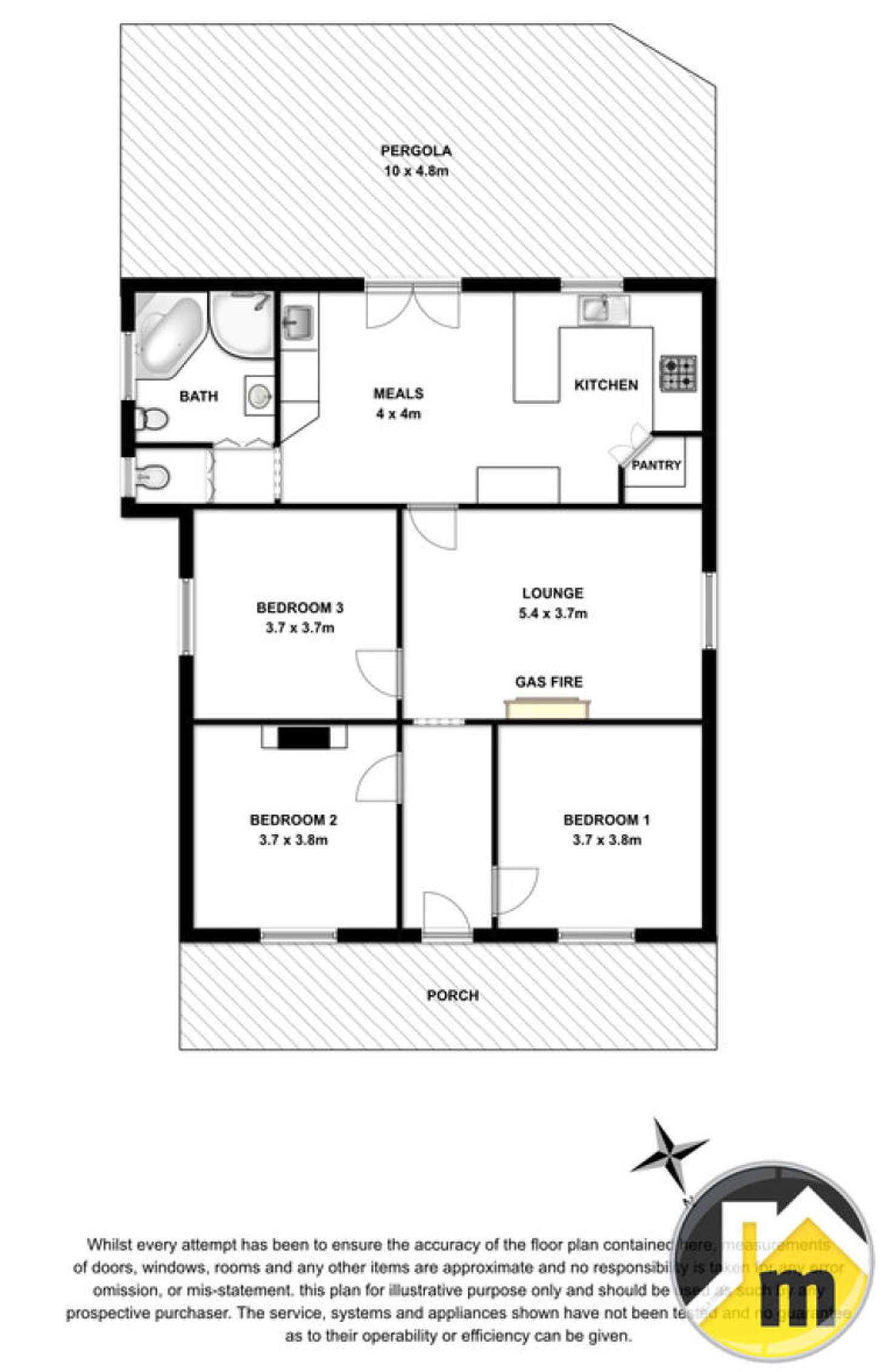 Floorplan of Homely house listing, 9 Jane Street, Mount Gambier SA 5290