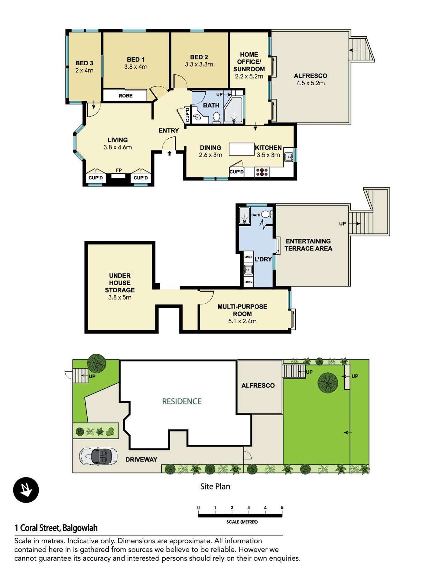 Floorplan of Homely house listing, 1 Coral Street, Balgowlah NSW 2093