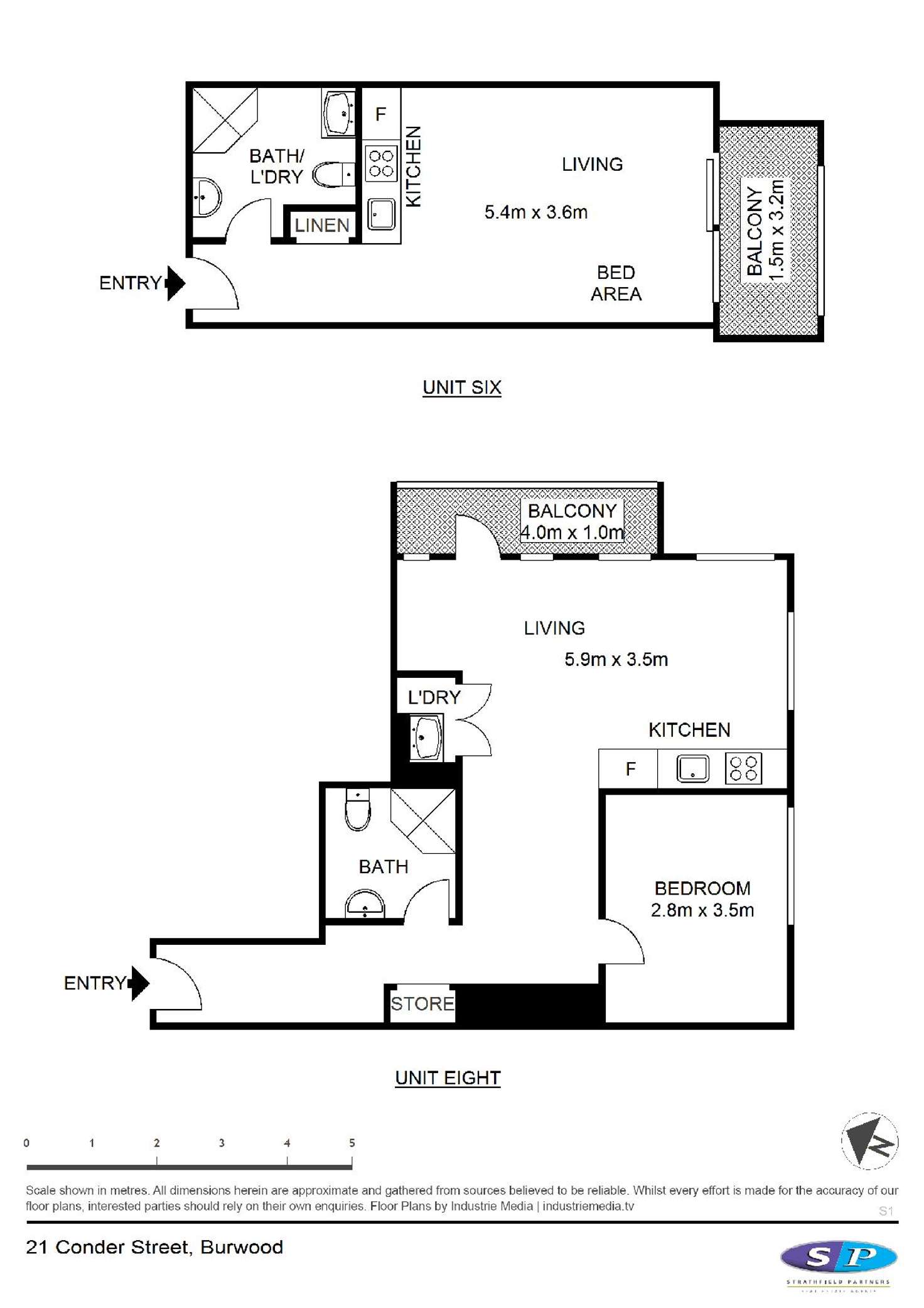 Floorplan of Homely studio listing, 22/21 Conder Street, Burwood NSW 2134