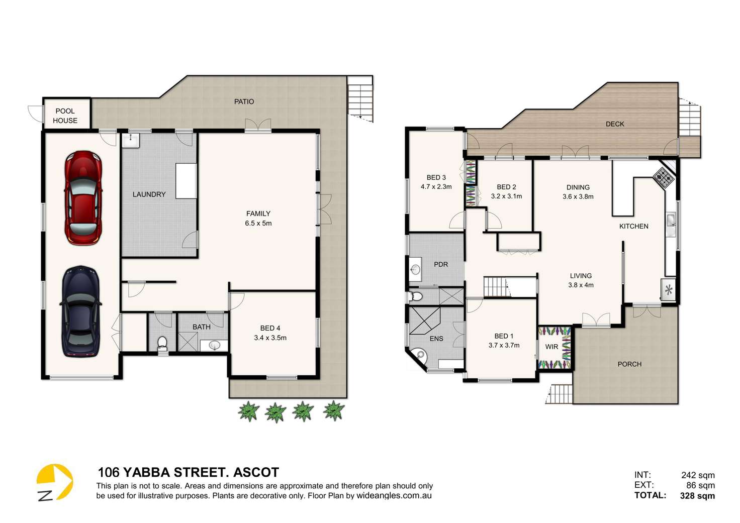 Floorplan of Homely house listing, 106 Yabba Street, Ascot QLD 4007