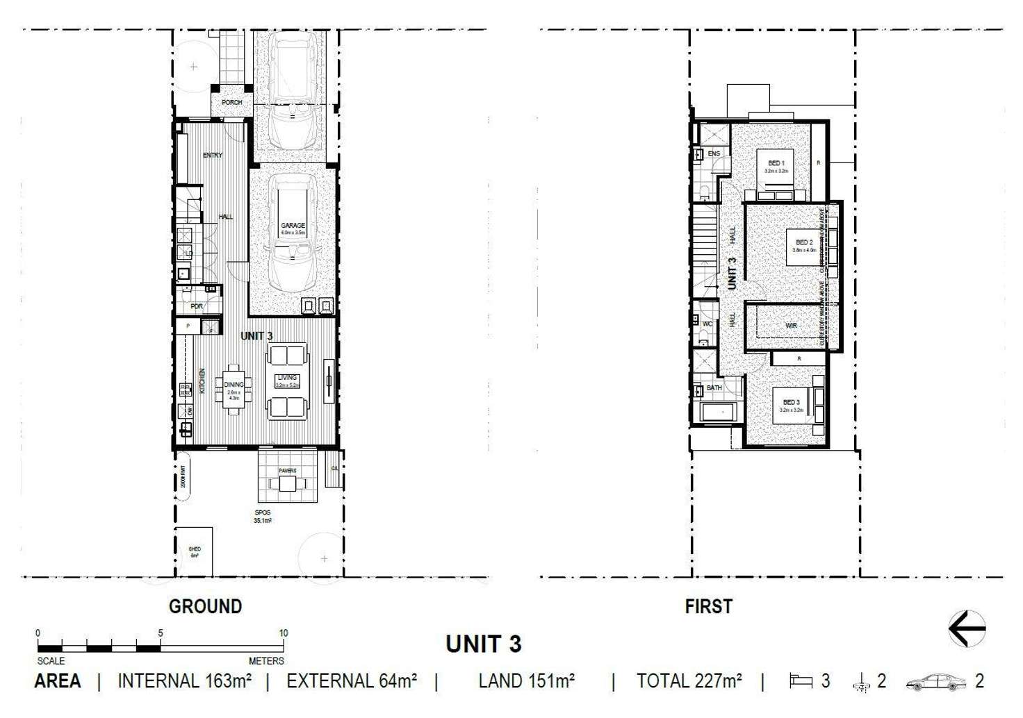 Floorplan of Homely townhouse listing, 3/32 Oakes Avenue, Clayton South VIC 3169