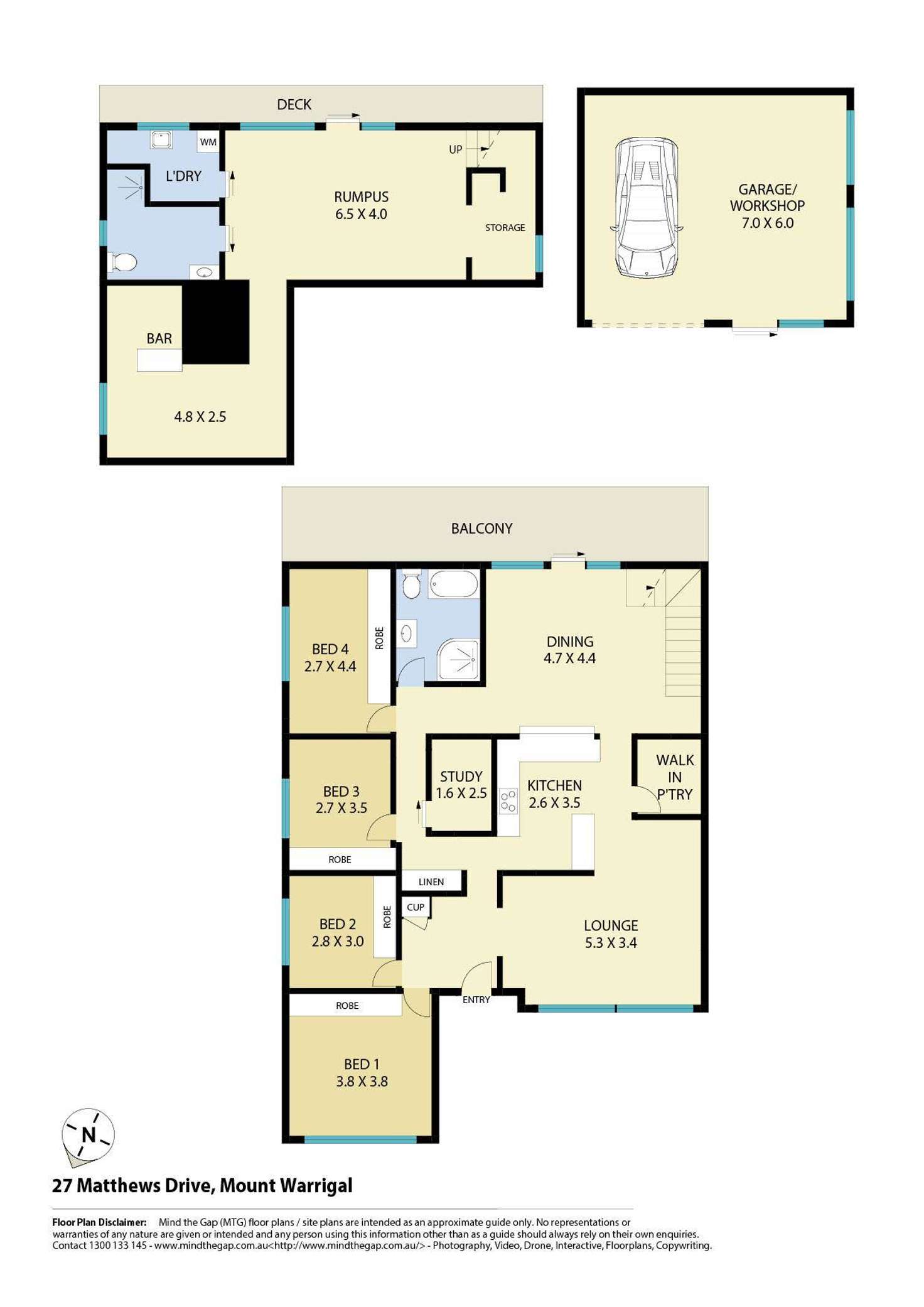 Floorplan of Homely house listing, 27 Matthews Drive, Mount Warrigal NSW 2528
