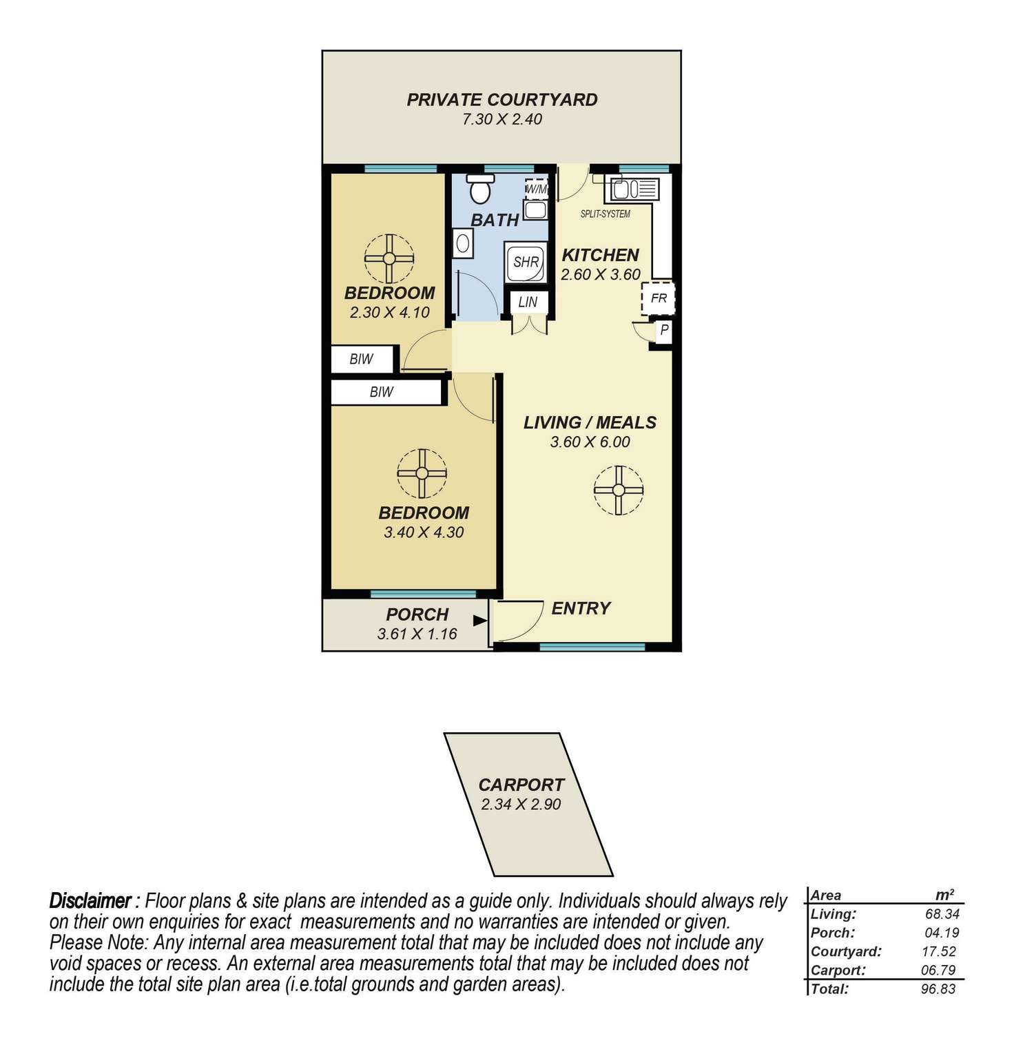 Floorplan of Homely unit listing, 2/13 East Avenue, Allenby Gardens SA 5009