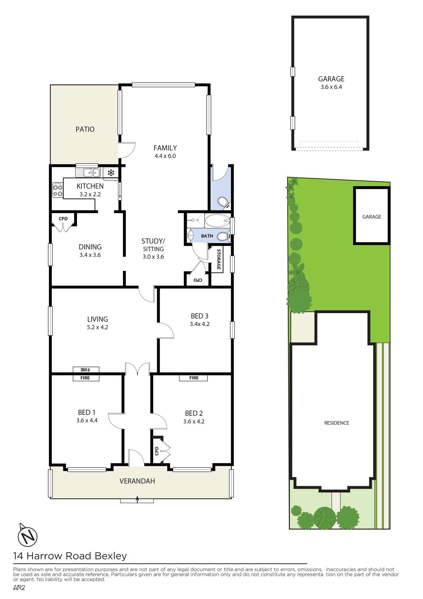 Floorplan of Homely house listing, 14 Harrow Road, Bexley NSW 2207