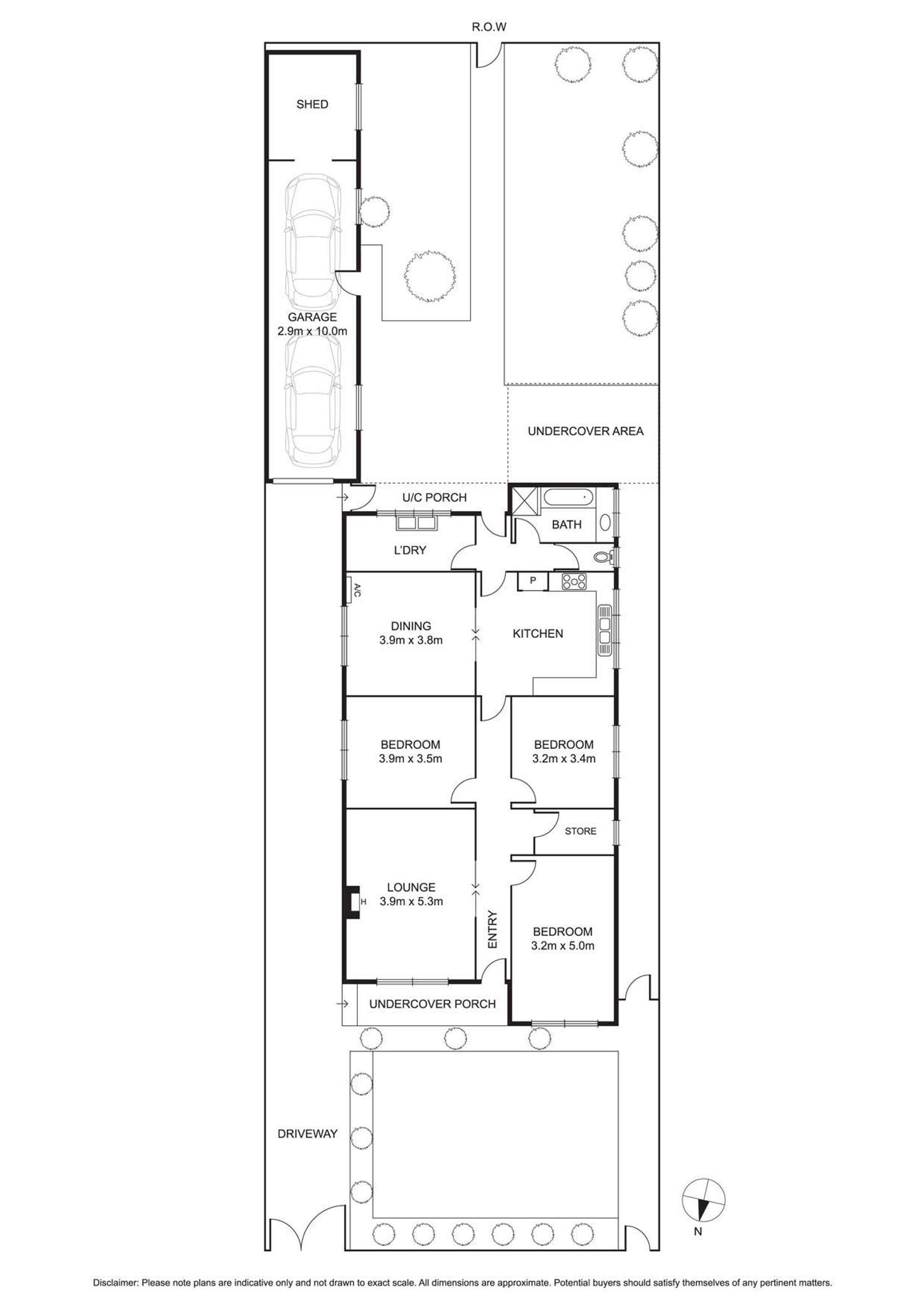 Floorplan of Homely house listing, 39 Newman Street, Brunswick West VIC 3055