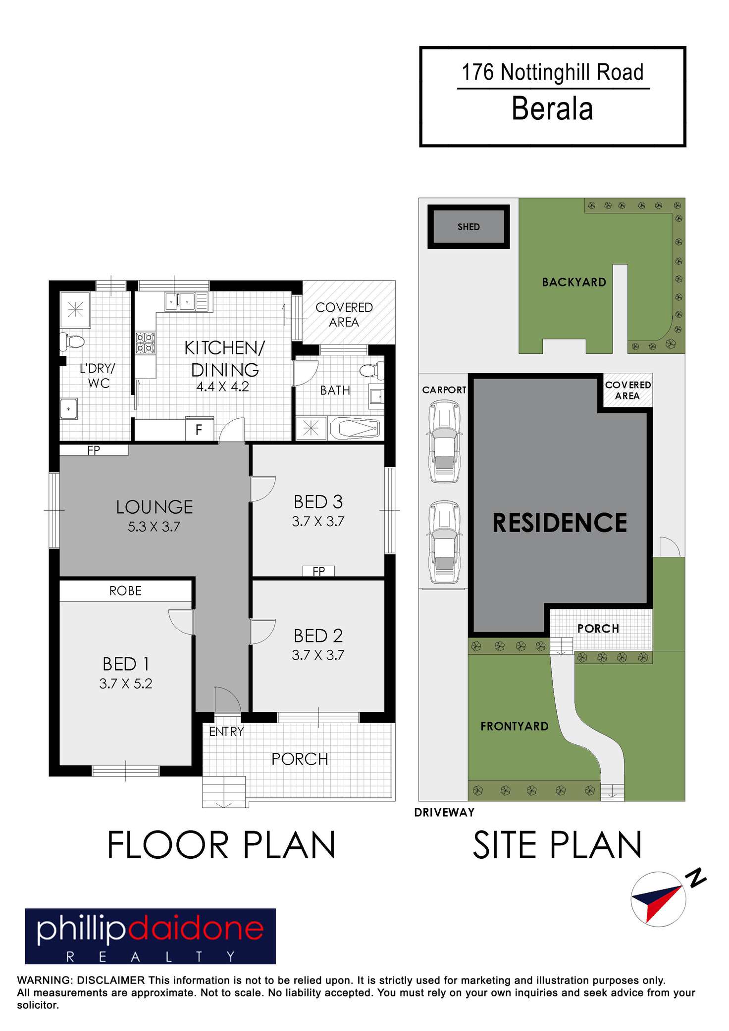 Floorplan of Homely house listing, 176 Nottinghill Road, Berala NSW 2141