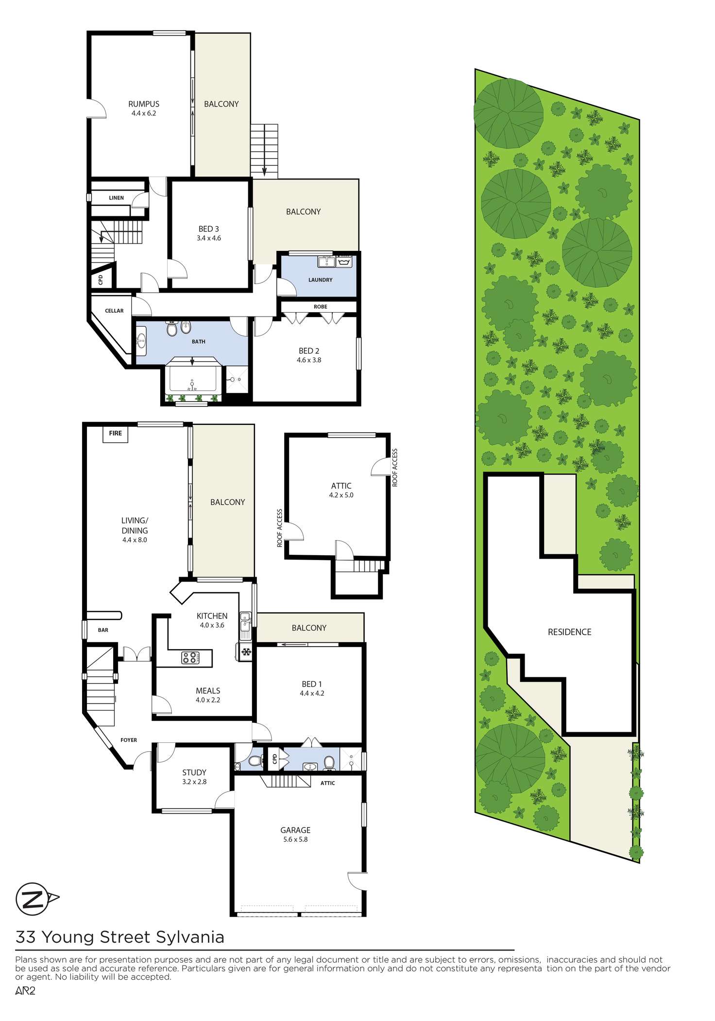 Floorplan of Homely house listing, 33 Young Street, Sylvania NSW 2224
