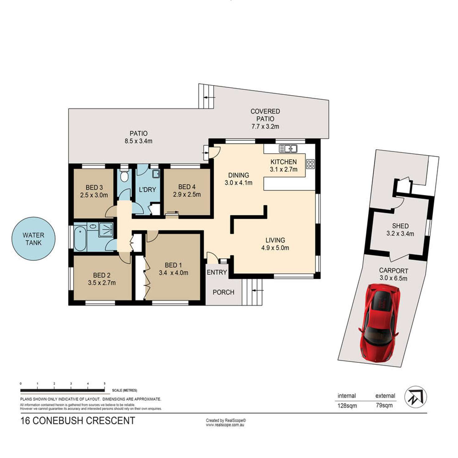 Floorplan of Homely house listing, 16 Conebush Crescent, Bellbowrie QLD 4070