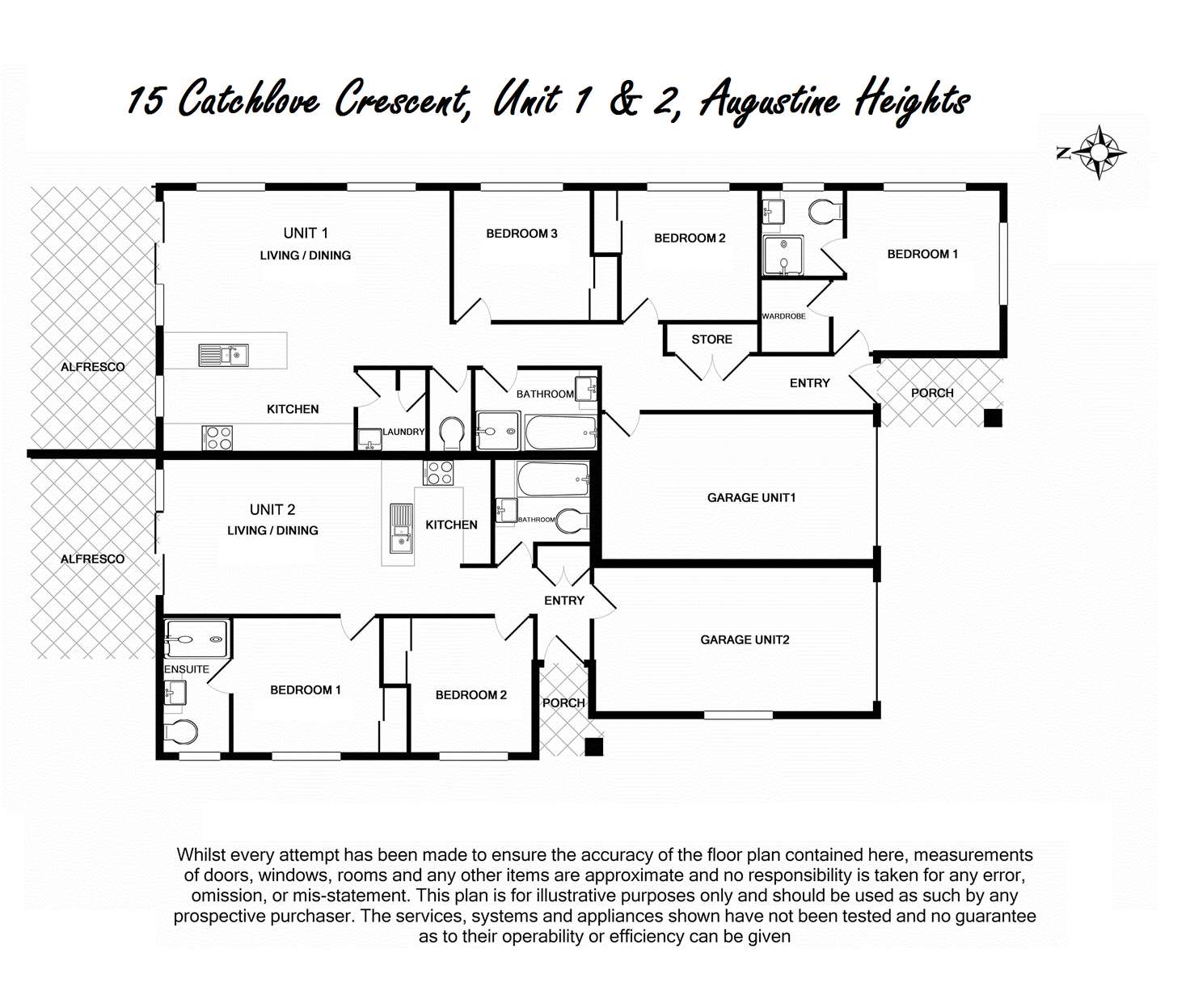 Floorplan of Homely house listing, 15 Catchlove Crescent, Augustine Heights QLD 4300