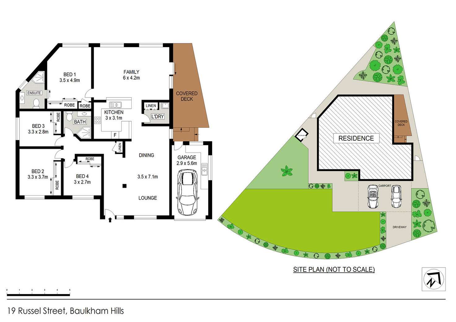 Floorplan of Homely house listing, 19 Russell Street, Baulkham Hills NSW 2153