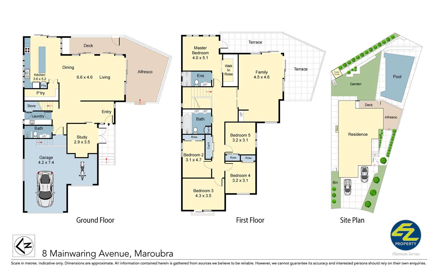 Floorplan of Homely house listing, 8 Manwaring Avenue, Maroubra NSW 2035