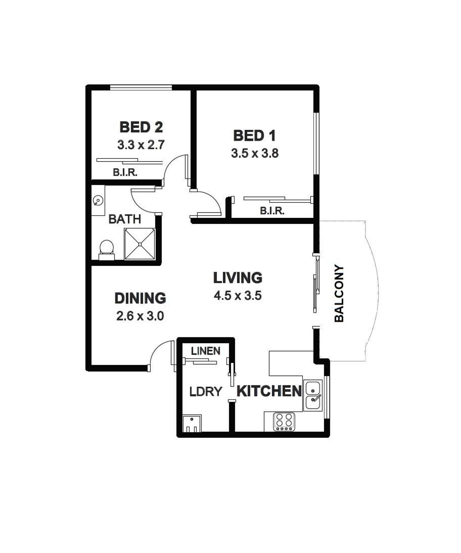 Floorplan of Homely unit listing, 59/29 Park Road, Bellambi NSW 2518