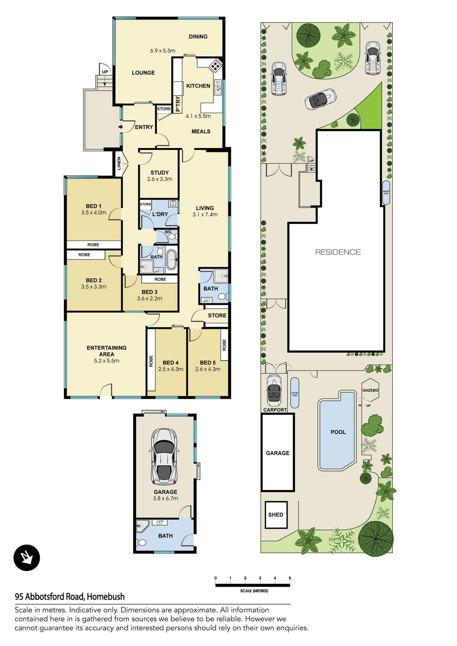 Floorplan of Homely house listing, 95 Abbotsford Road, Homebush NSW 2140