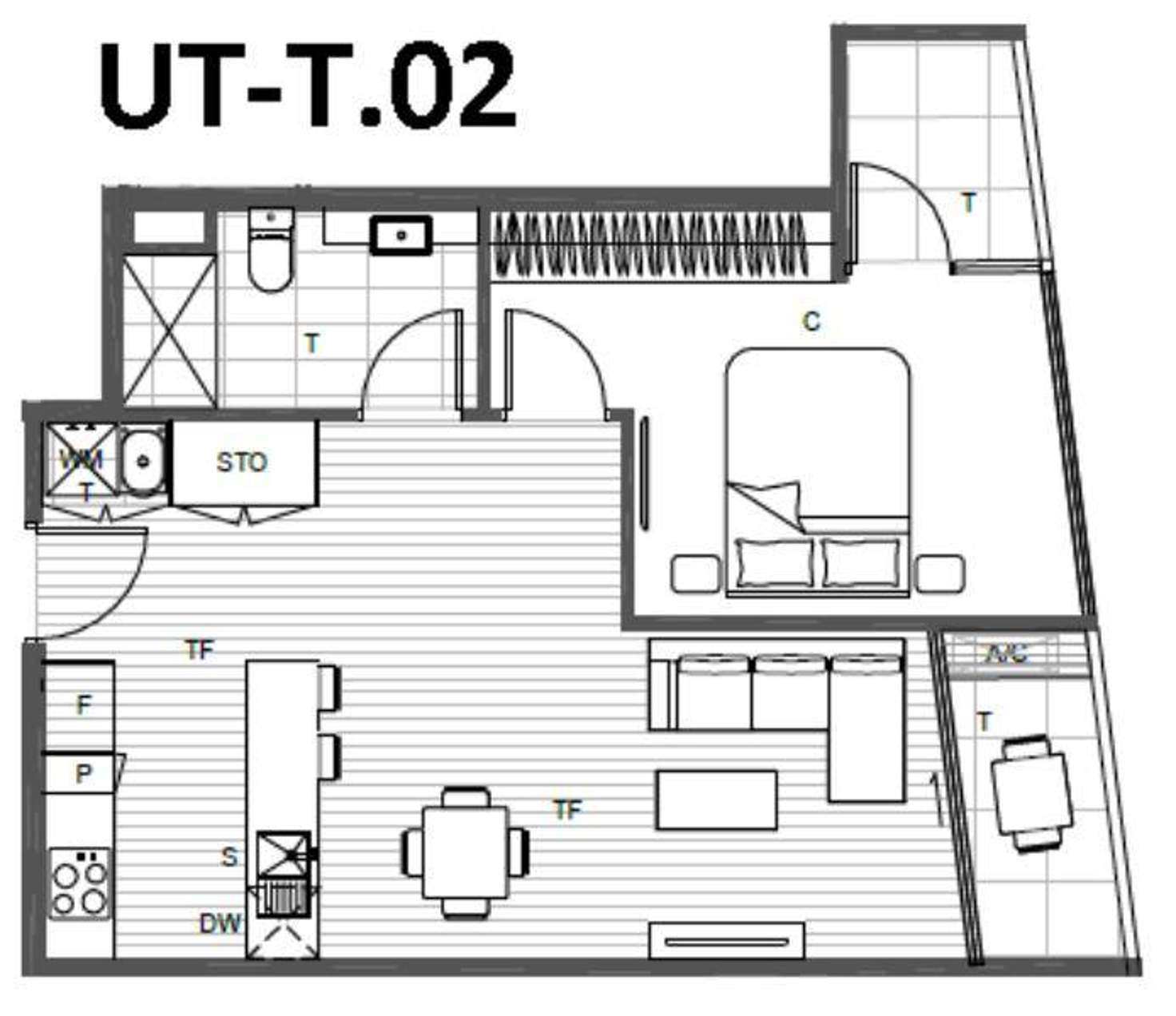 Floorplan of Homely apartment listing, 902/3-5 St Kilda Road, St Kilda VIC 3182