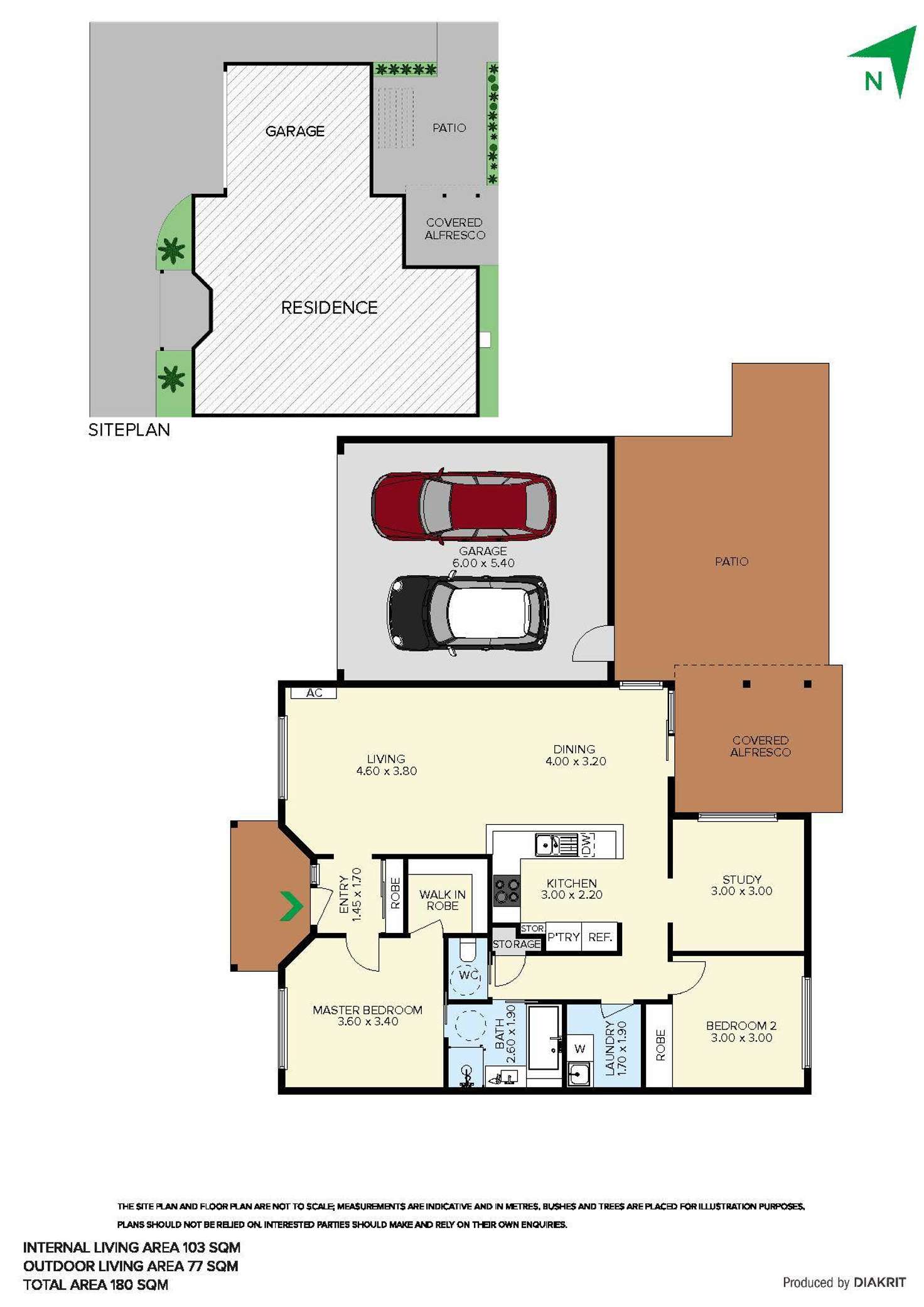 Floorplan of Homely unit listing, 99A Berry Avenue, Edithvale VIC 3196
