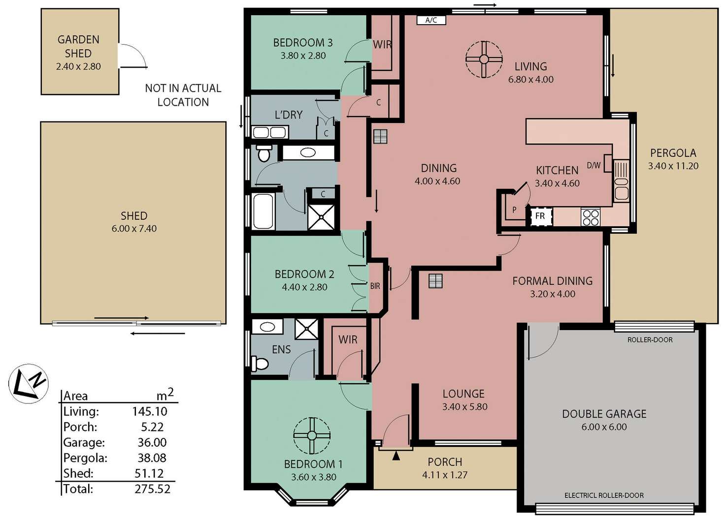 Floorplan of Homely house listing, 6 Sunningdale Court, Balhannah SA 5242