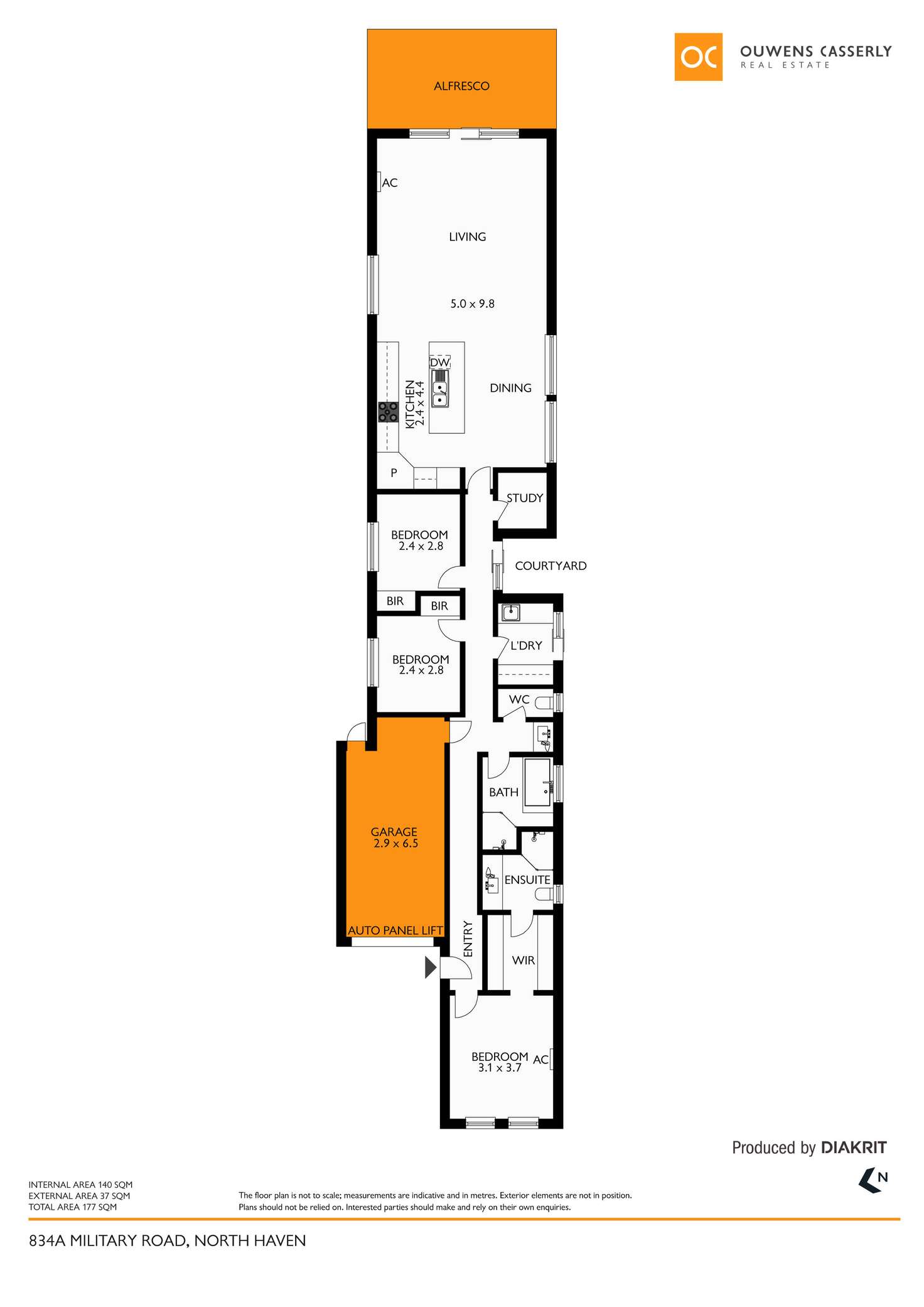 Floorplan of Homely house listing, 834a Military Road, North Haven SA 5018