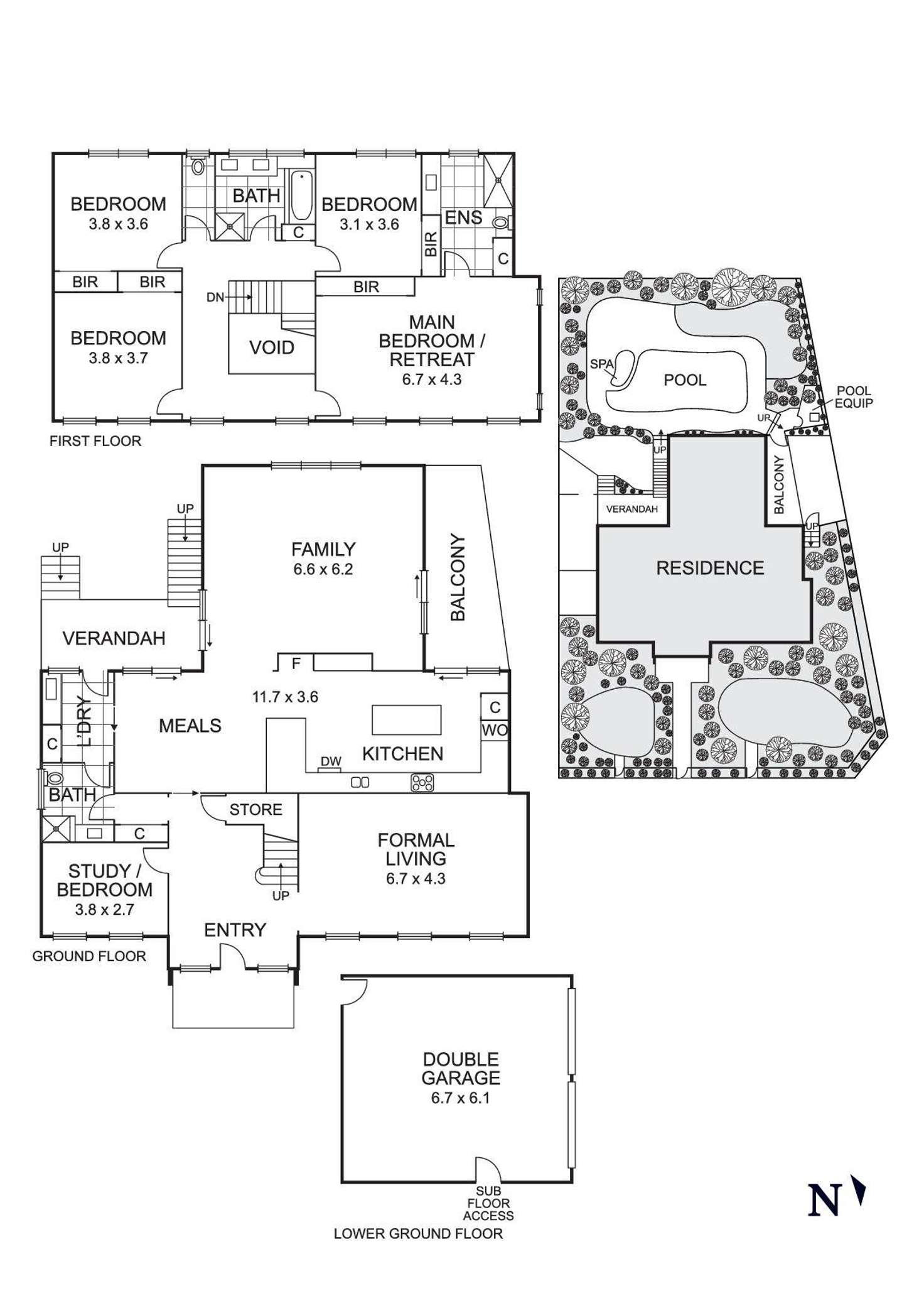 Floorplan of Homely house listing, 31 Golf Hill Avenue, Doncaster VIC 3108