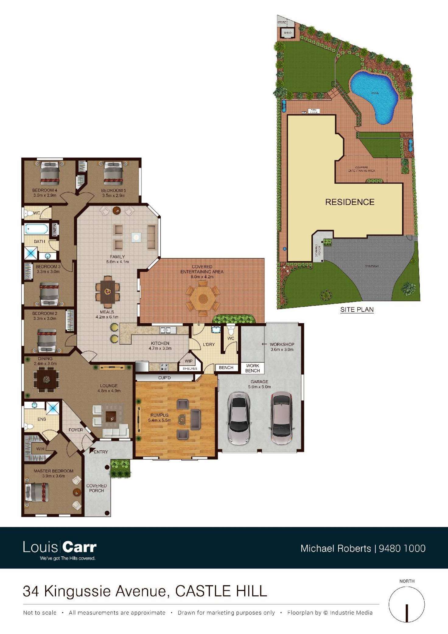 Floorplan of Homely house listing, 34 Kingussie Avenue, Castle Hill NSW 2154