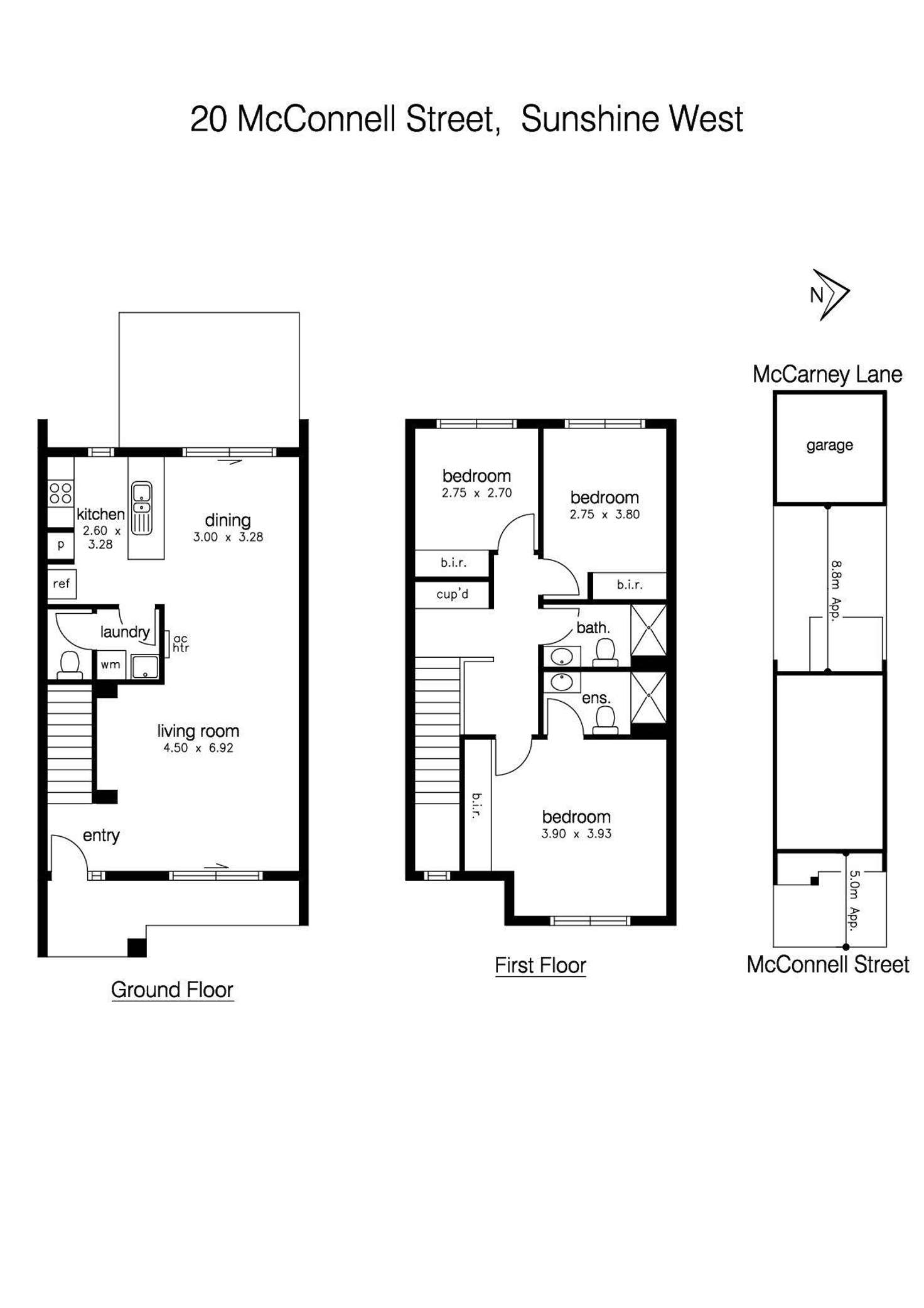 Floorplan of Homely house listing, 20 McConnell Street, Sunshine West VIC 3020