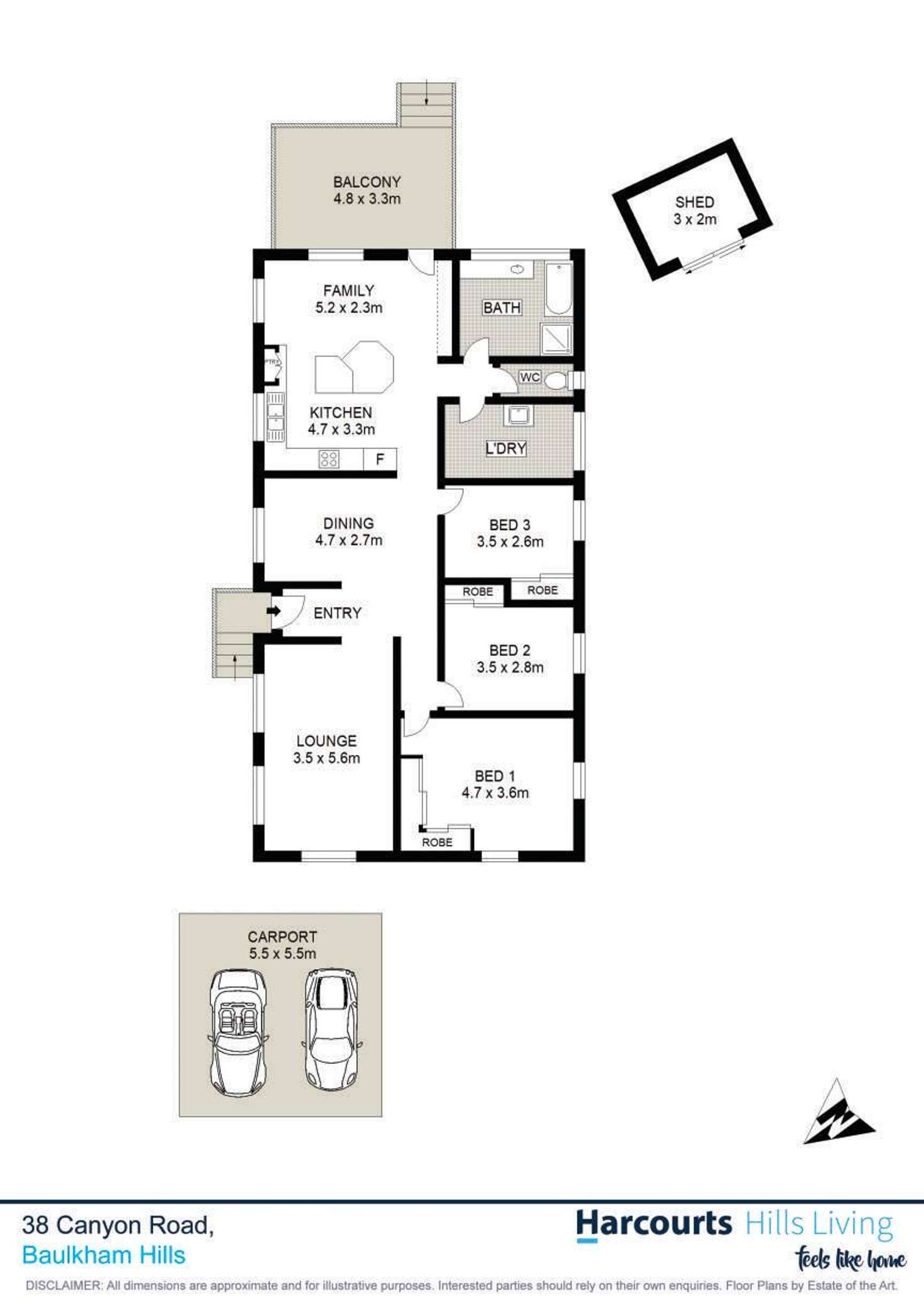 Floorplan of Homely house listing, 38 Canyon Road, Baulkham Hills NSW 2153