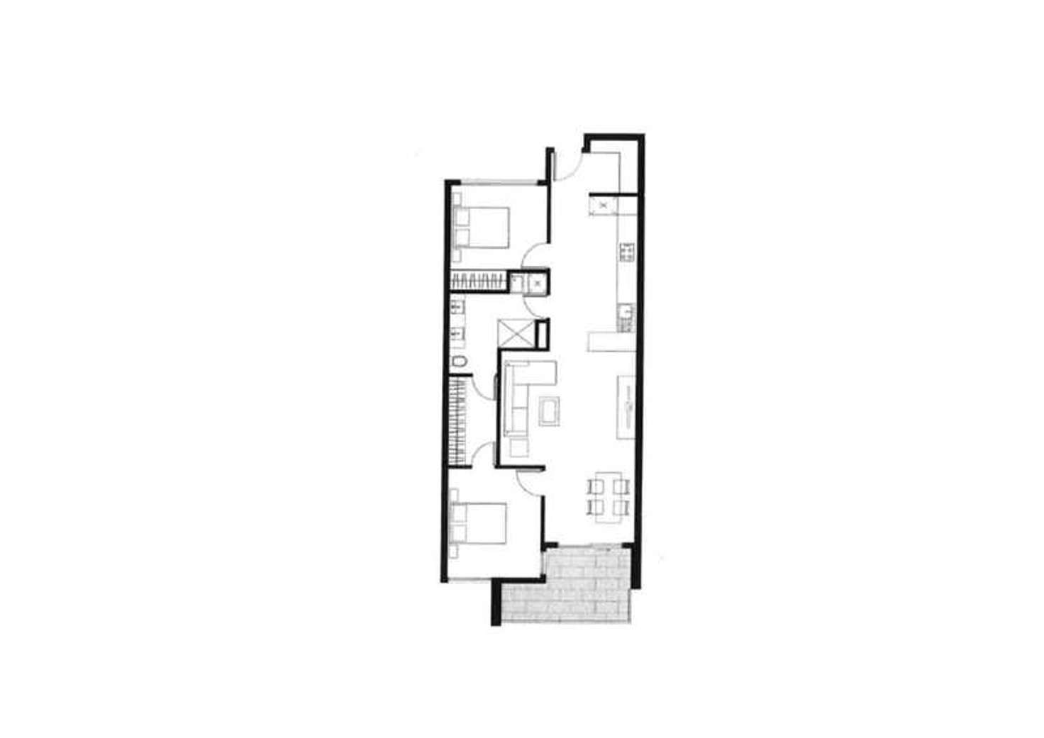 Floorplan of Homely apartment listing, 110/195-197 Station Street, Edithvale VIC 3196