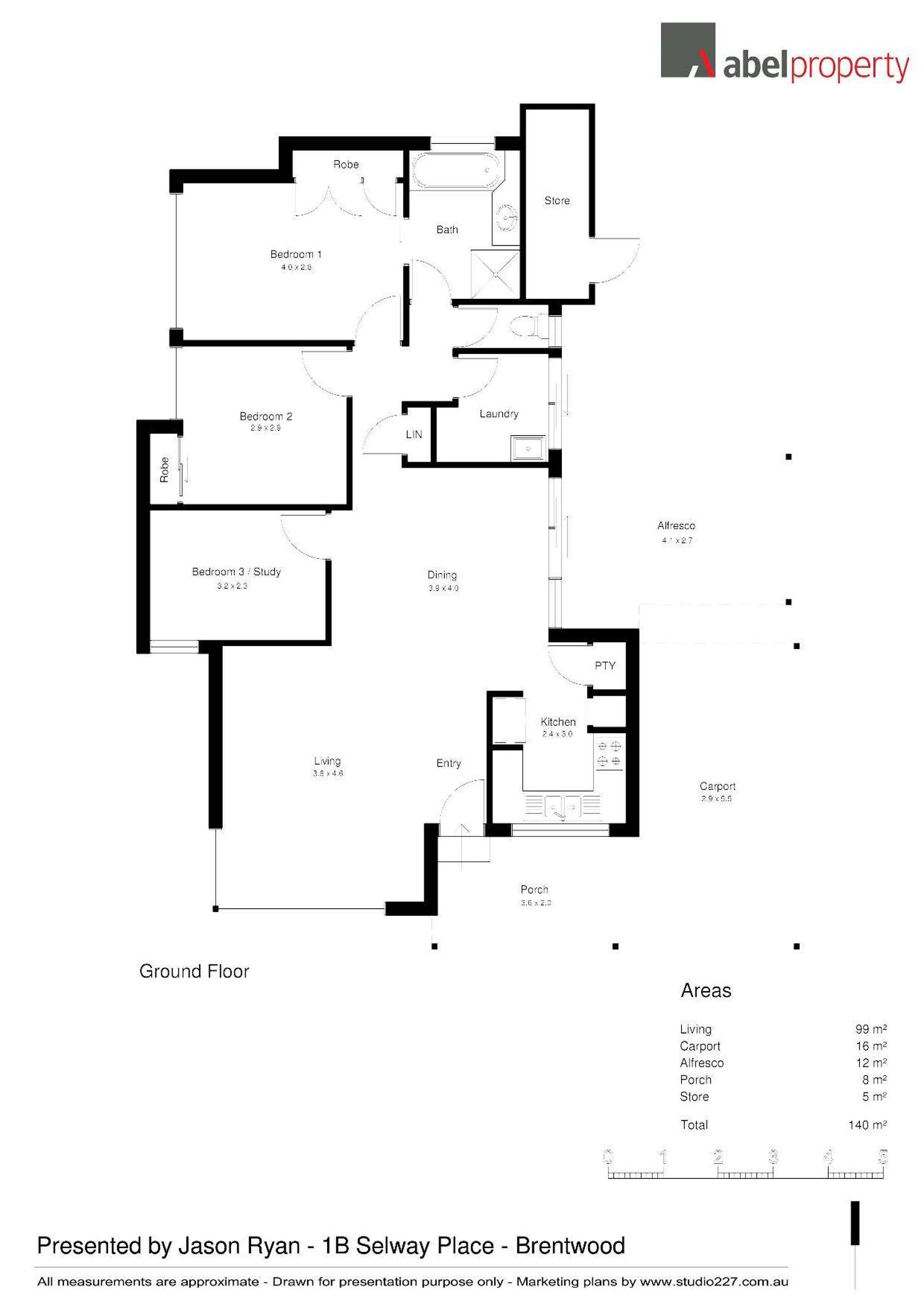 Floorplan of Homely house listing, 1B Selway Place, Brentwood WA 6153