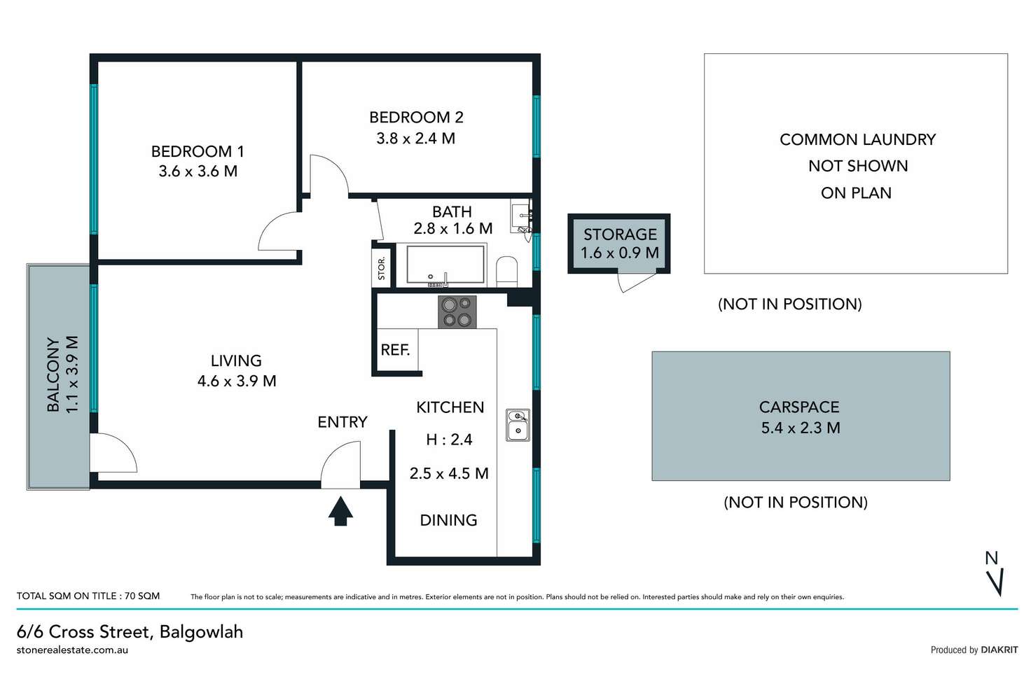 Floorplan of Homely apartment listing, 6/6 Cross Street, Balgowlah NSW 2093