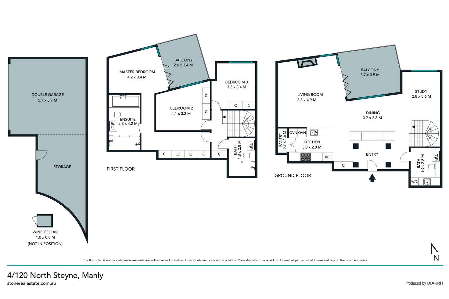 Floorplan of Homely apartment listing, 4/120 North Steyne, Manly NSW 2095