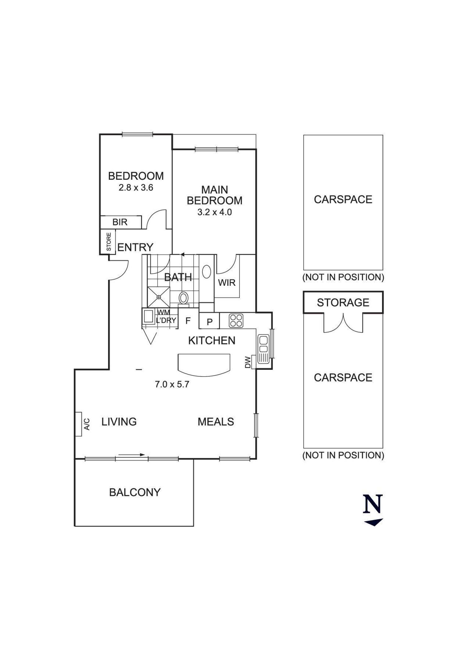 Floorplan of Homely apartment listing, 40/78 Manningham Road, Bulleen VIC 3105