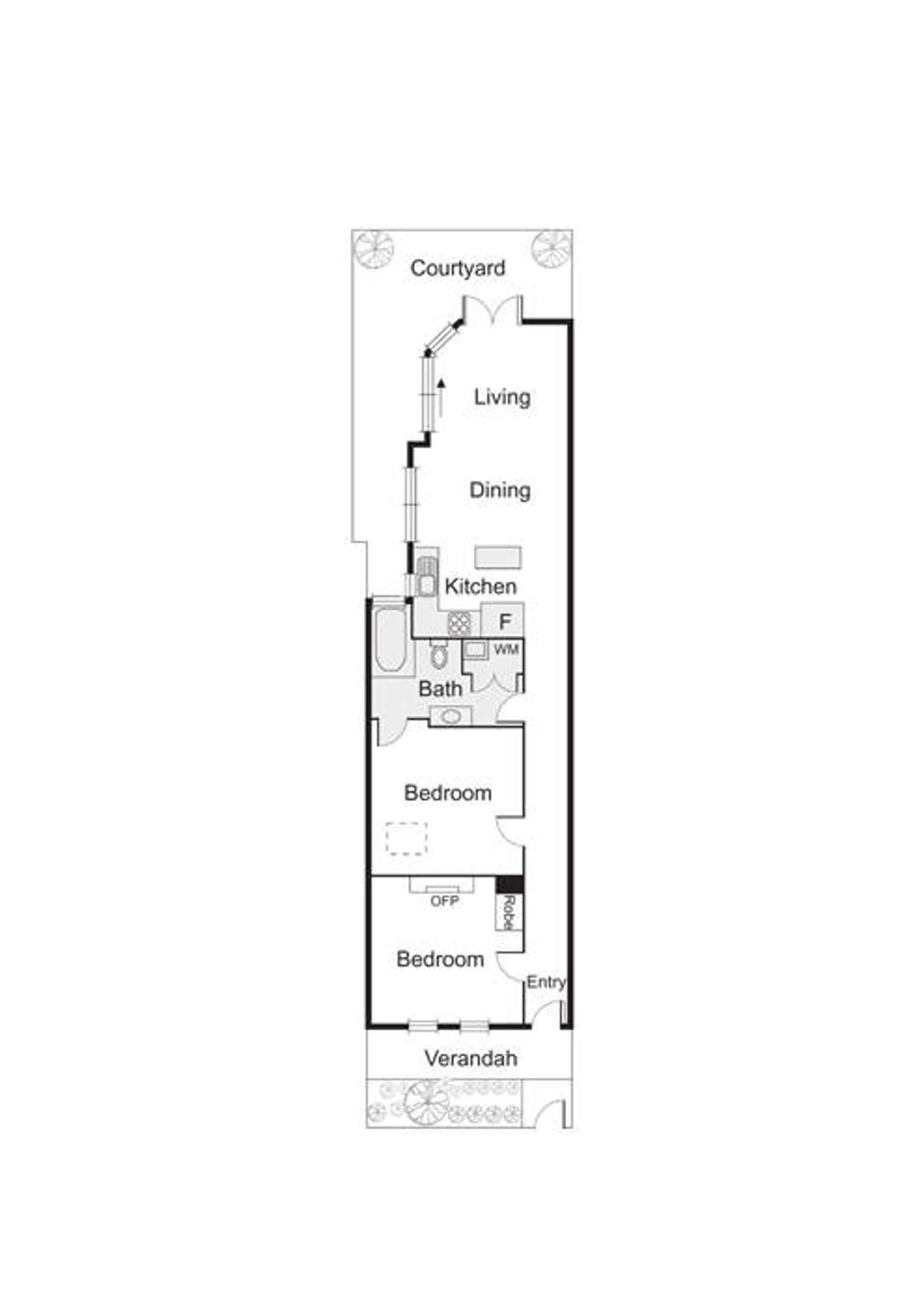 Floorplan of Homely house listing, 50 Barrett Street, Albert Park VIC 3206