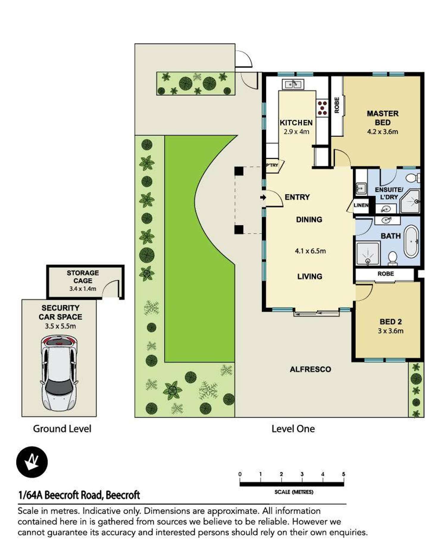 Floorplan of Homely unit listing, 1/64a Beecroft Road, Beecroft NSW 2119