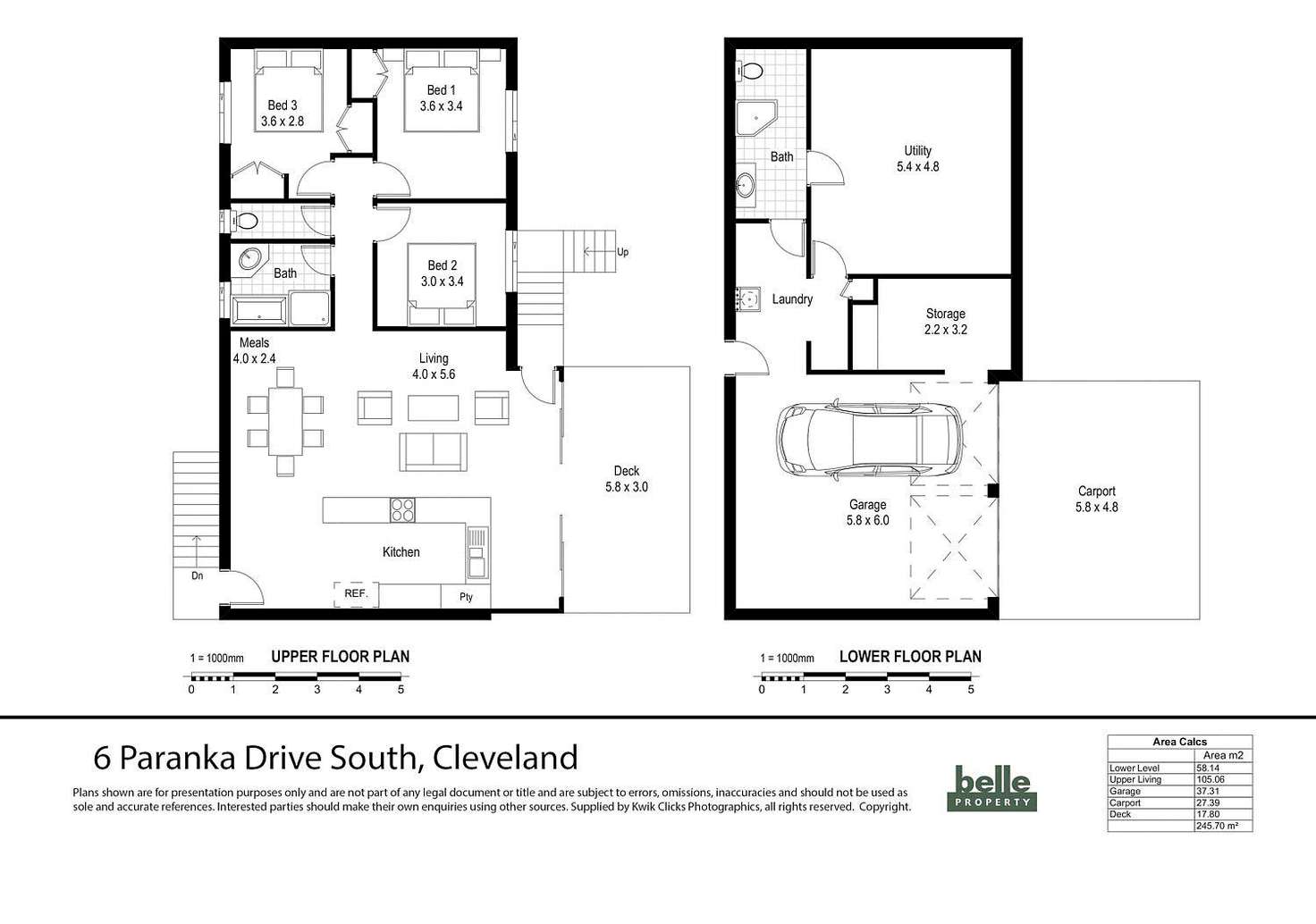 Floorplan of Homely house listing, 6 Paranka Drive South, Cleveland QLD 4163