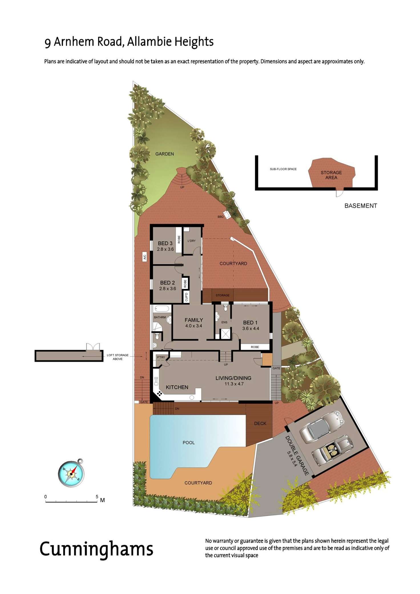 Floorplan of Homely house listing, 9 Arnhem Road, Allambie Heights NSW 2100