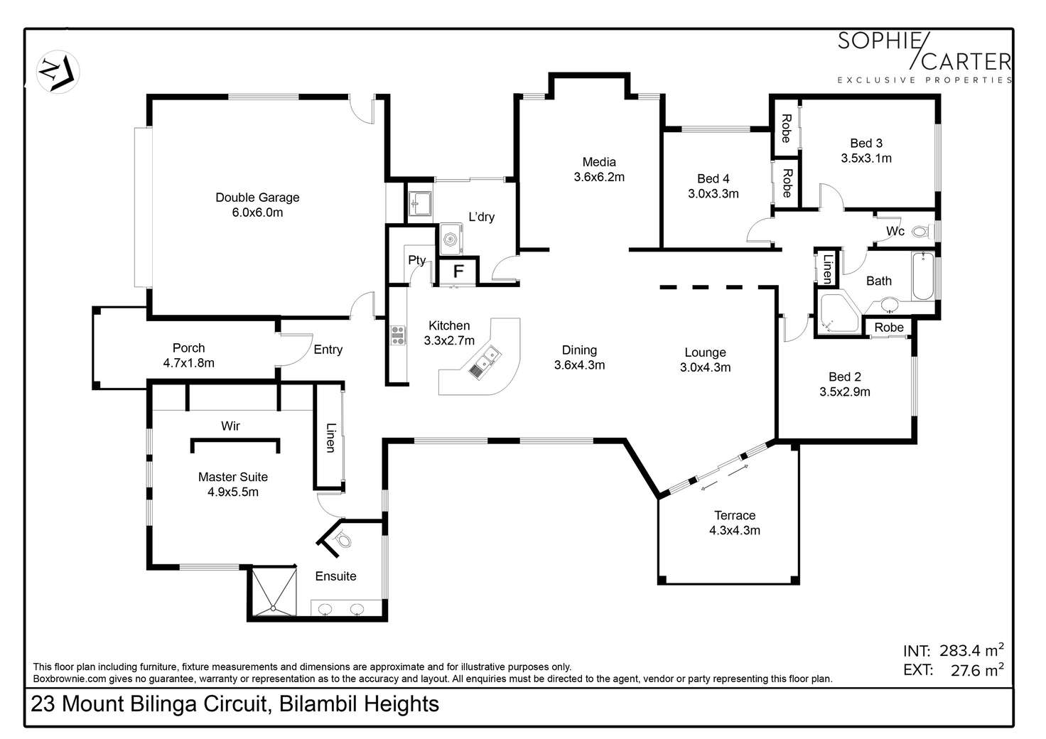 Floorplan of Homely house listing, 23 Mount Bilinga Circuit, Bilambil Heights NSW 2486