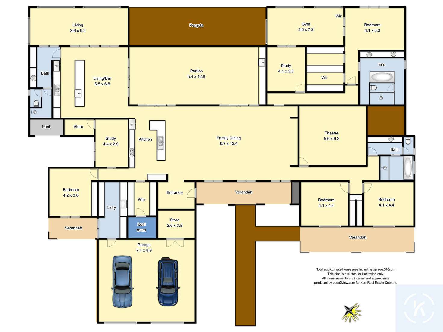 Floorplan of Homely house listing, 104 Quicks Road, Barooga NSW 3644