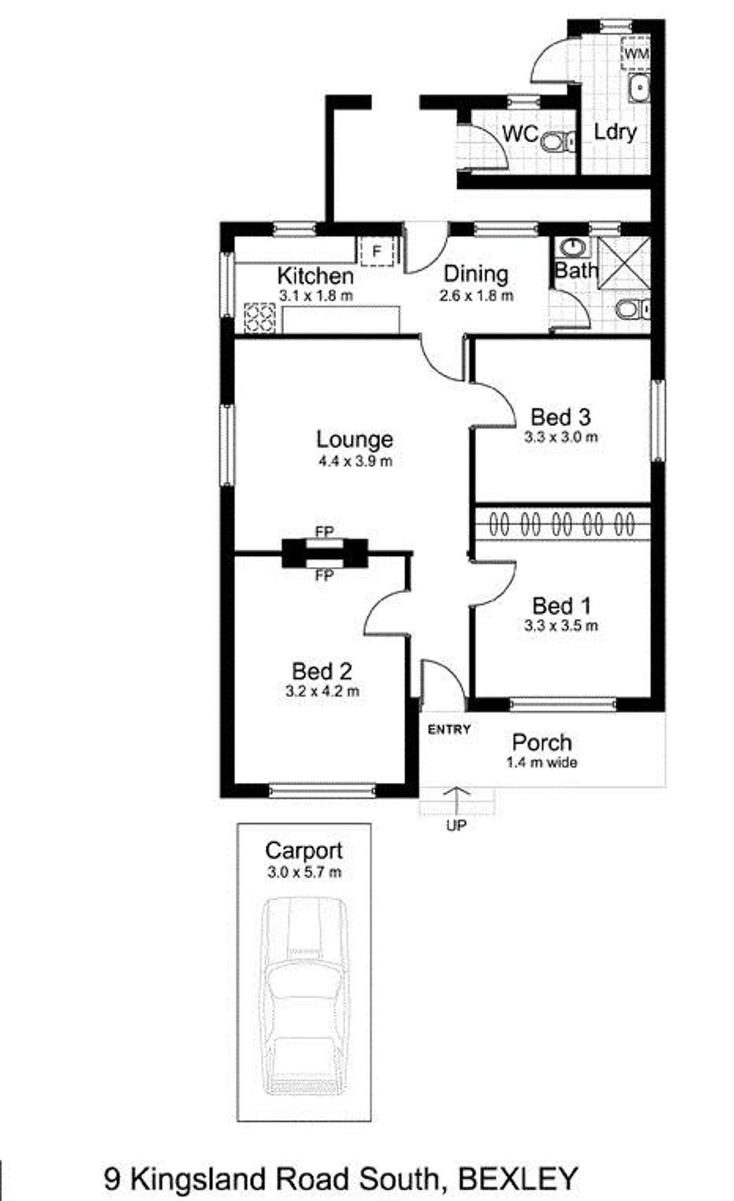 Floorplan of Homely house listing, 9 Kingsland Road, Bexley NSW 2207