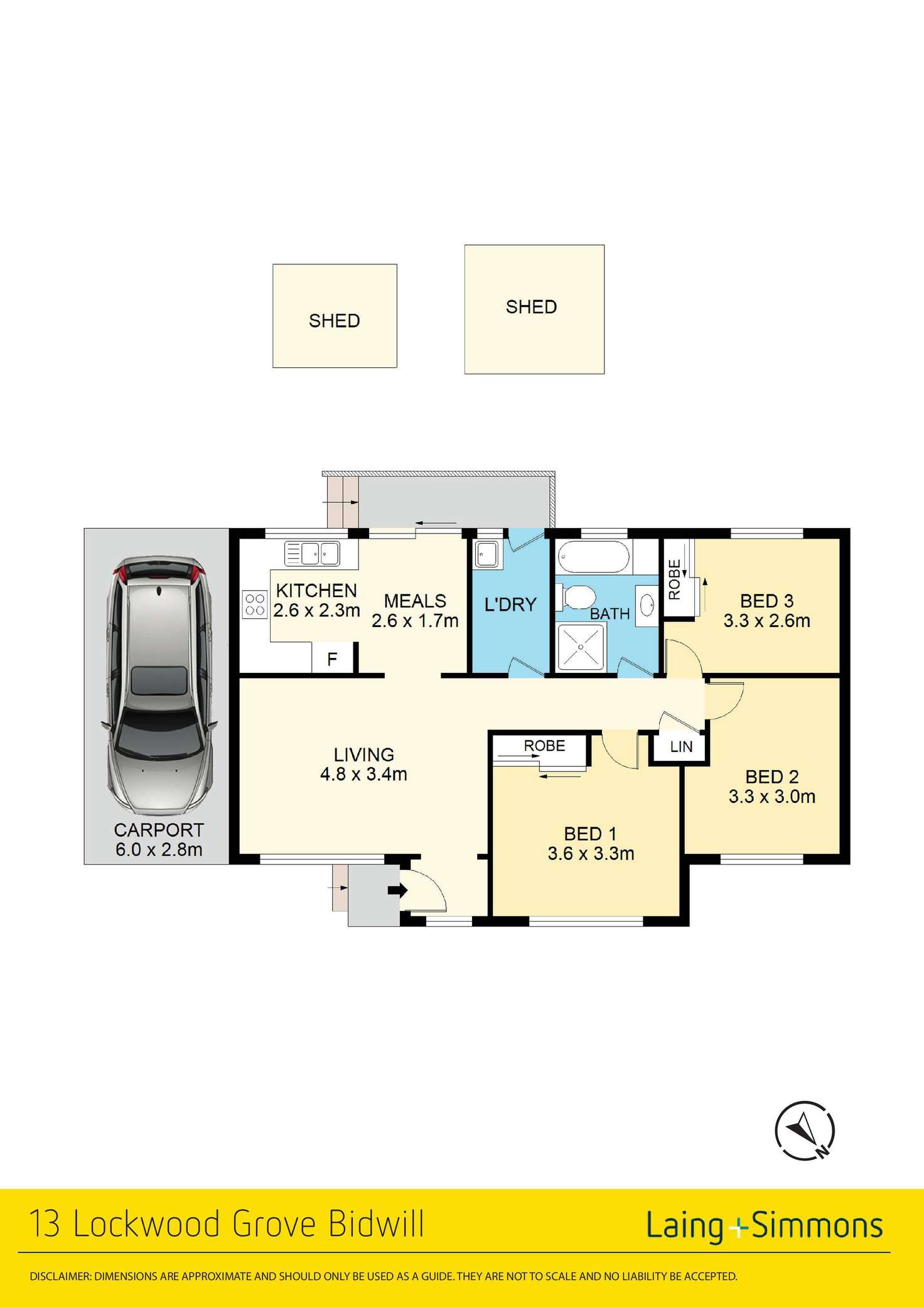 Floorplan of Homely house listing, 13 Lockwood Grove, Bidwill NSW 2770