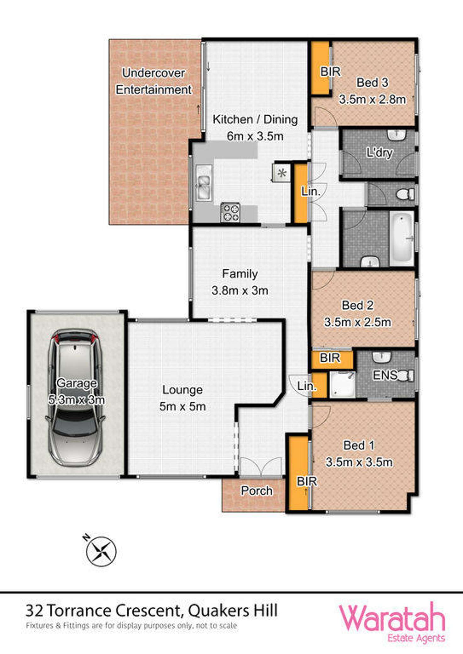 Floorplan of Homely house listing, 32 Torrance Crescent, Quakers Hill NSW 2763