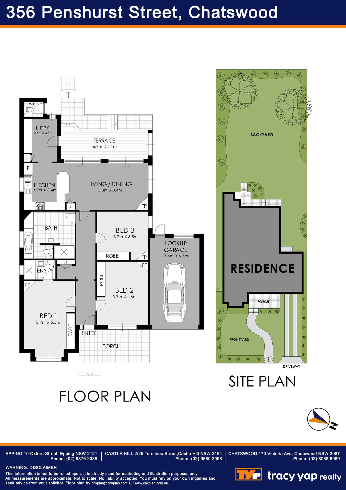 Floorplan of Homely house listing, 356 Penshurst Street, Chatswood NSW 2067