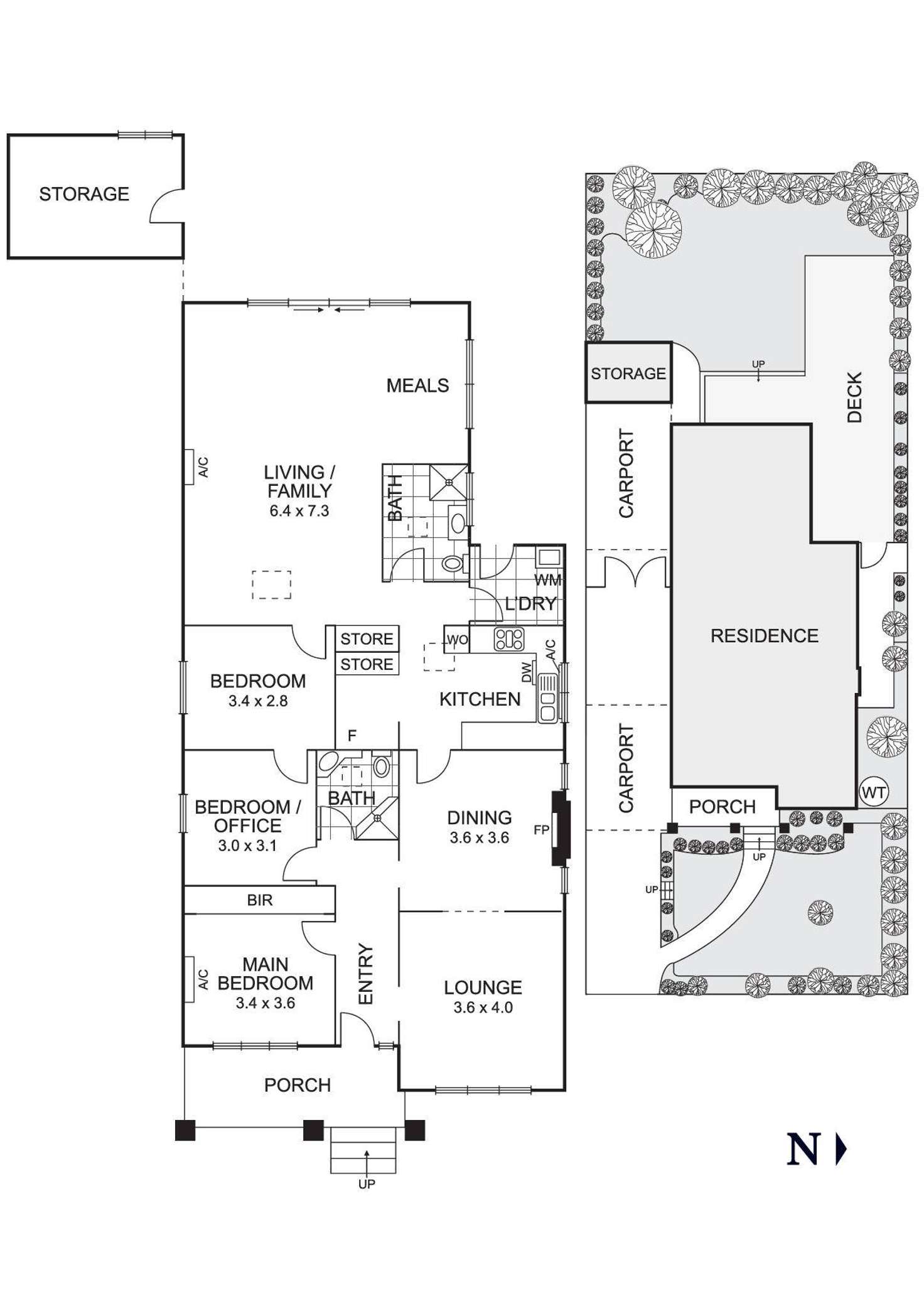 Floorplan of Homely house listing, 18 Ward Street, Ashburton VIC 3147